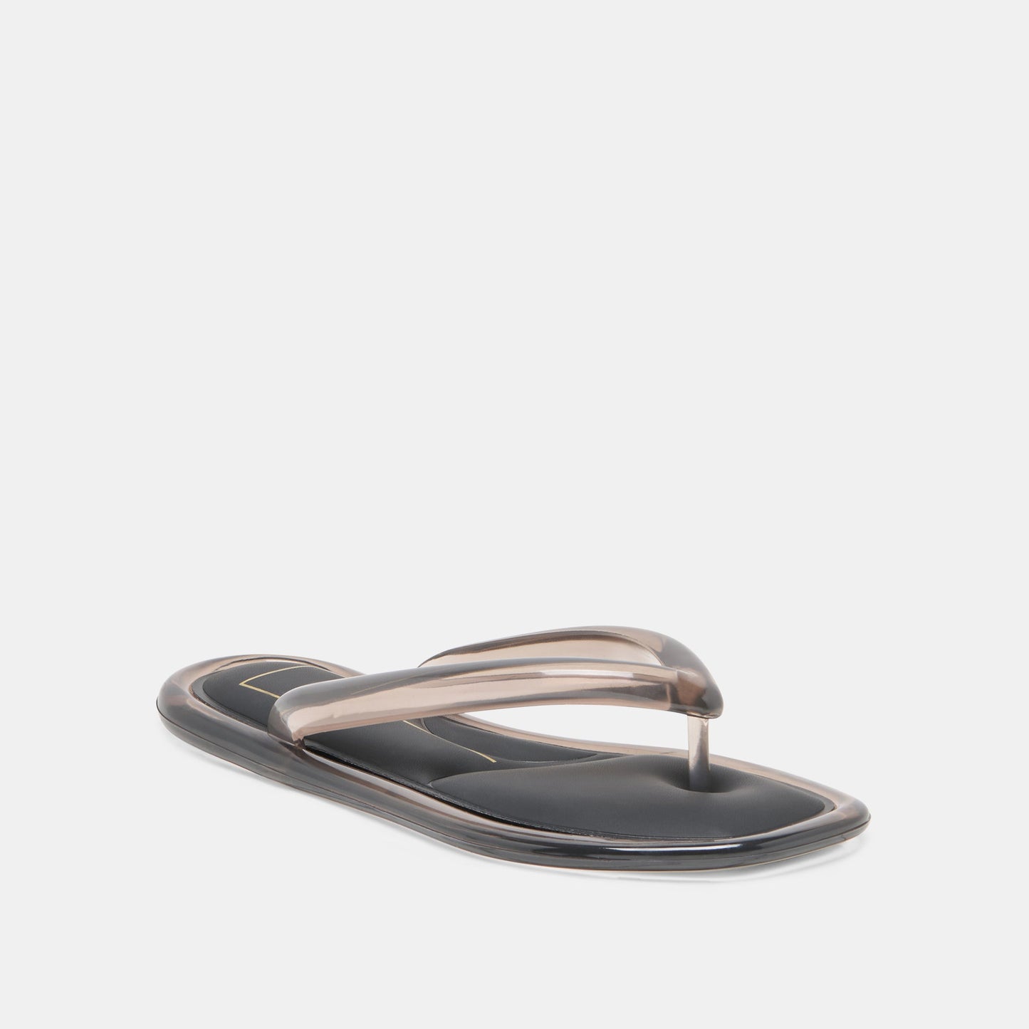 JOZEY Black Jelly Flip-Flop Sandals