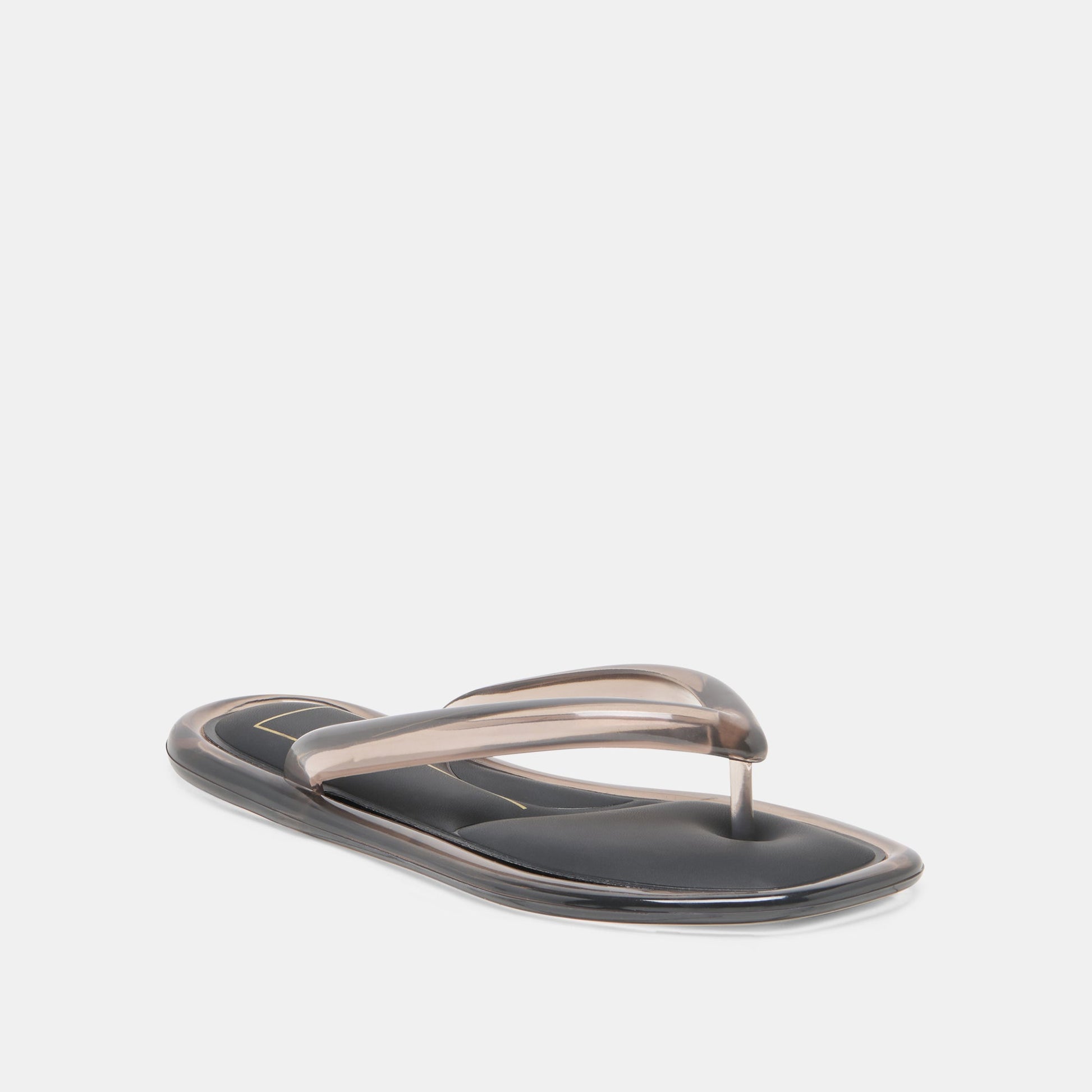 JOZEY Black Jelly Flip-Flop Sandals