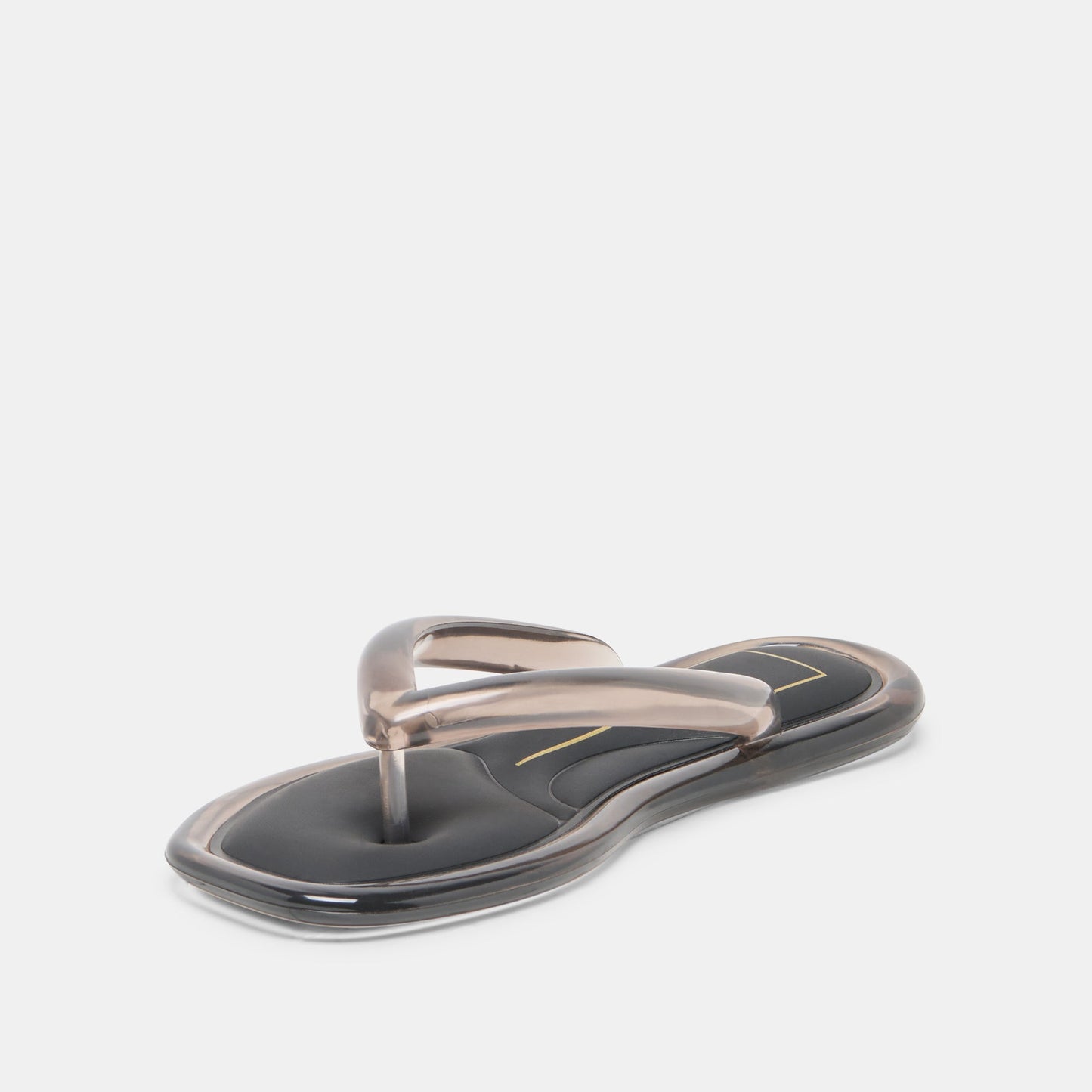 JOZEY Black Jelly Flip-Flop Sandals