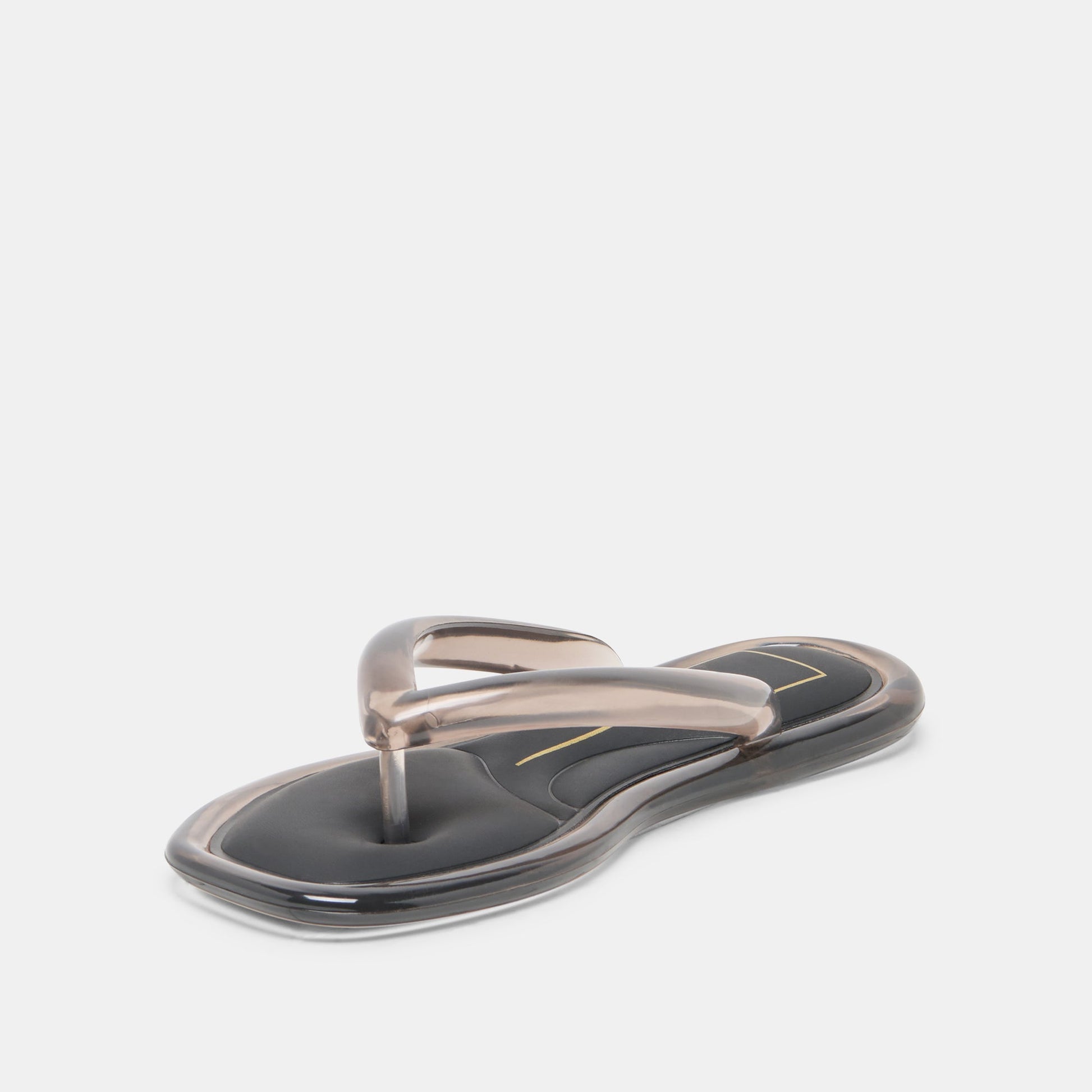 JOZEY Black Jelly Flip-Flop Sandals