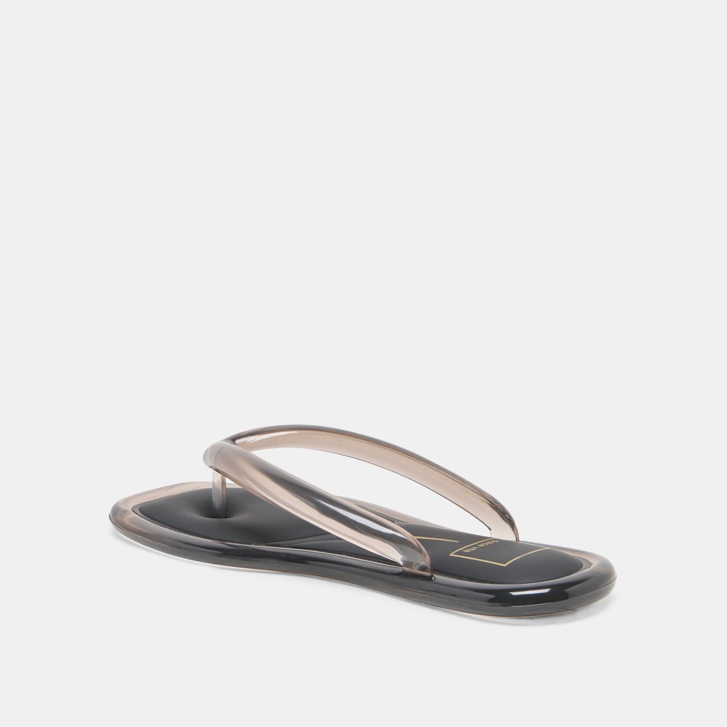 JOZEY Black Jelly Flip-Flop Sandals
