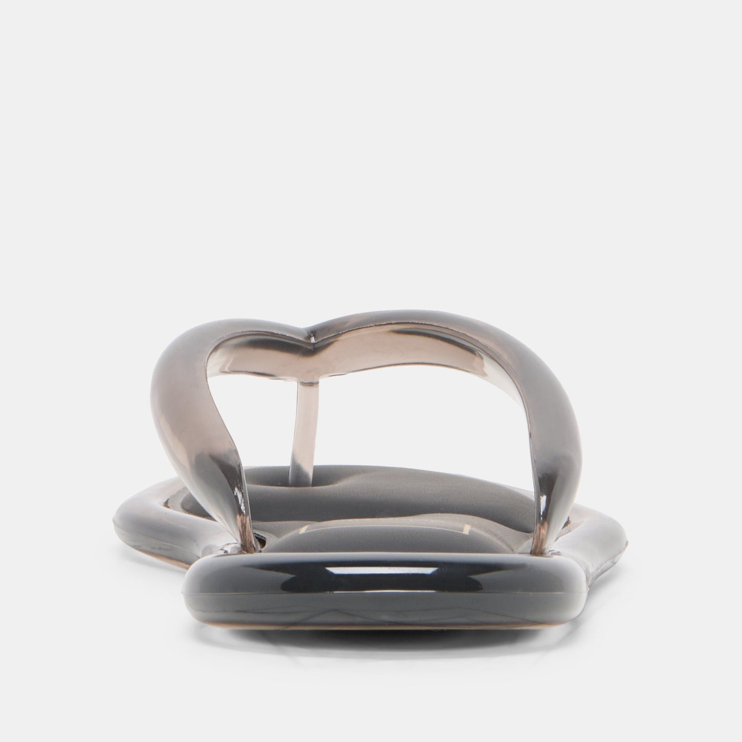 JOZEY Black Jelly Flip-Flop Sandals