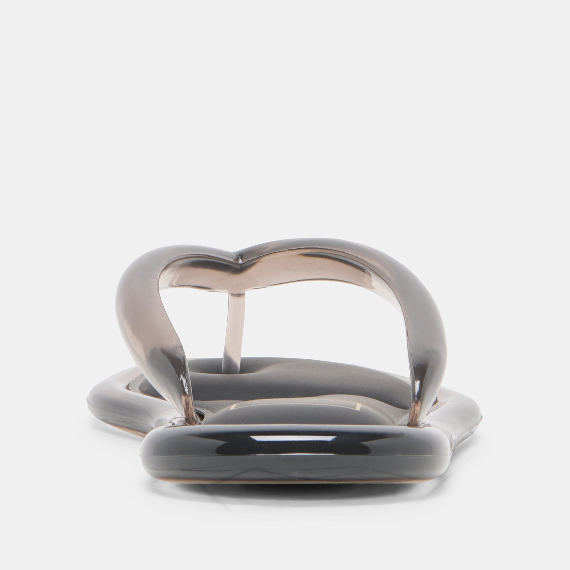 JOZEY Black Jelly Flip-Flop Sandals