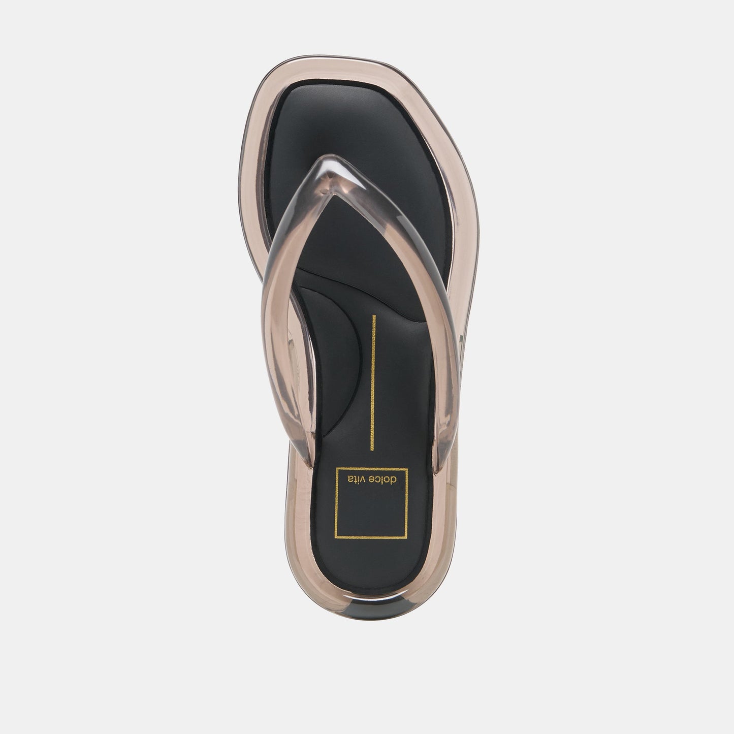 JOZEY Black Jelly Flip-Flop Sandals