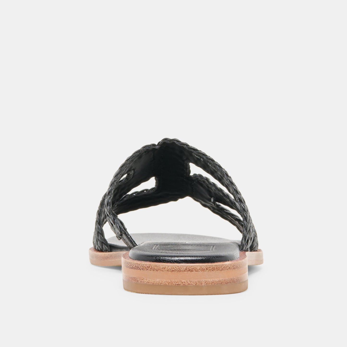 EMON Black Stella Slide Open-Toe Sandals