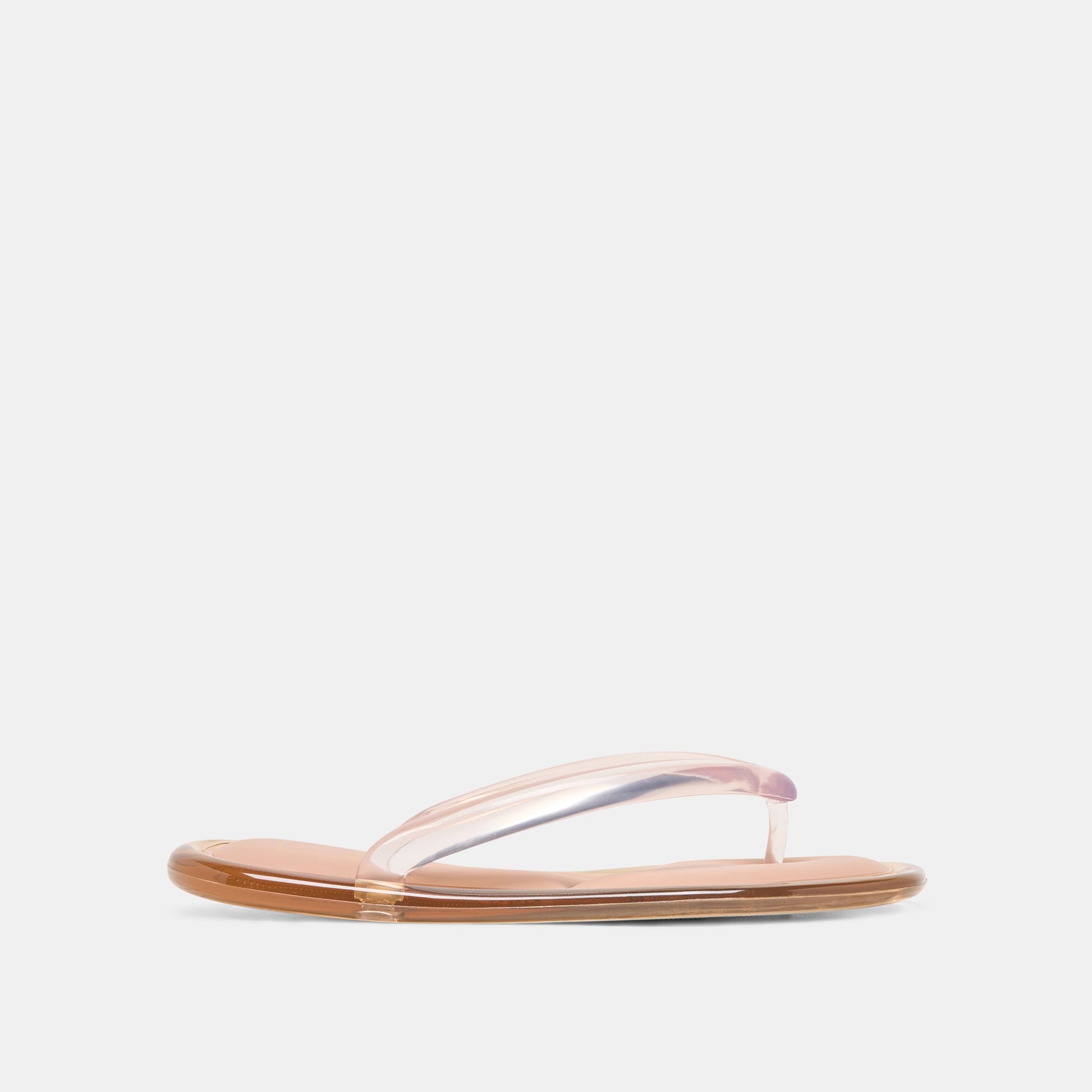 JOZEY Mocha Jelly Flip-Flop Sandals