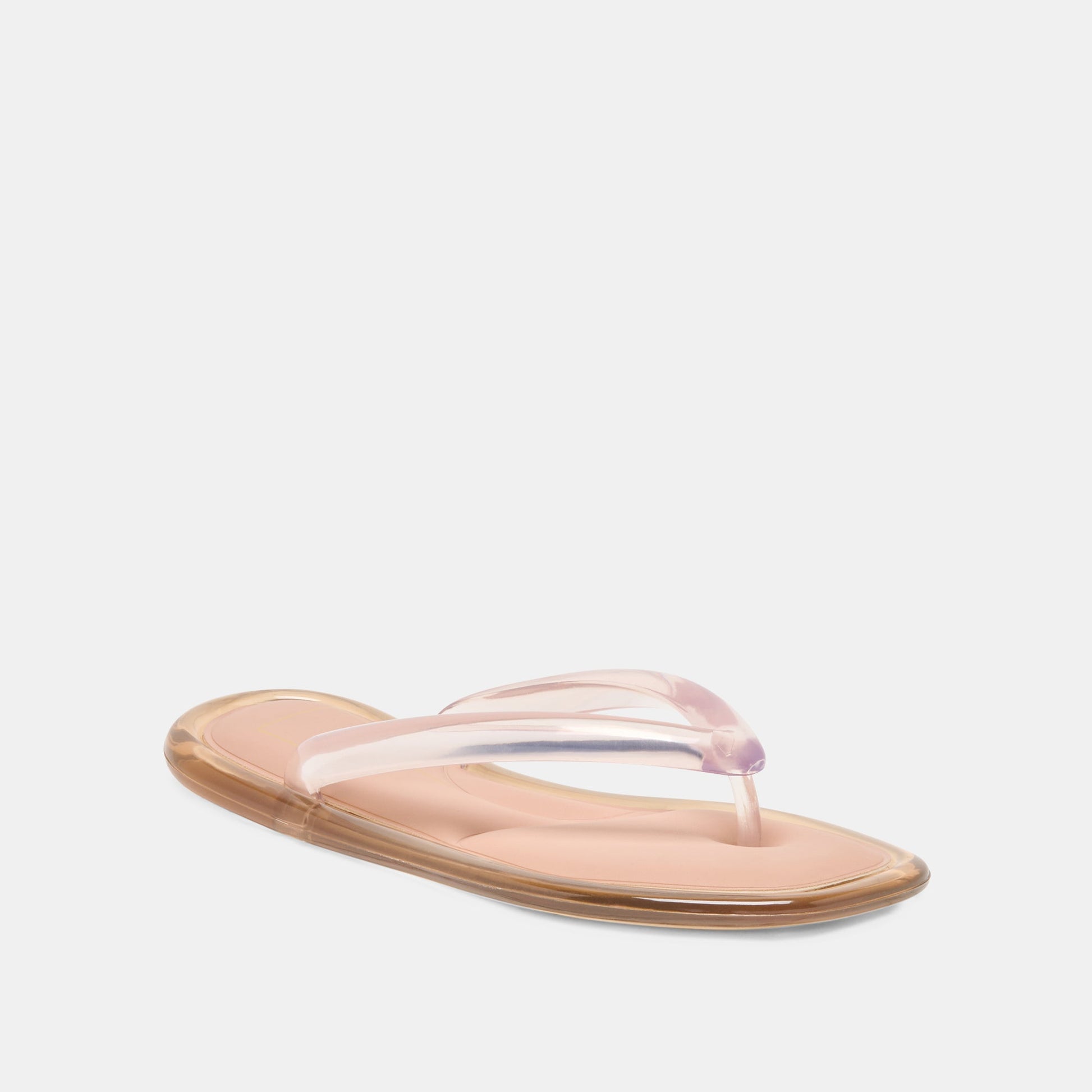 JOZEY Mocha Jelly Flip-Flop Sandals