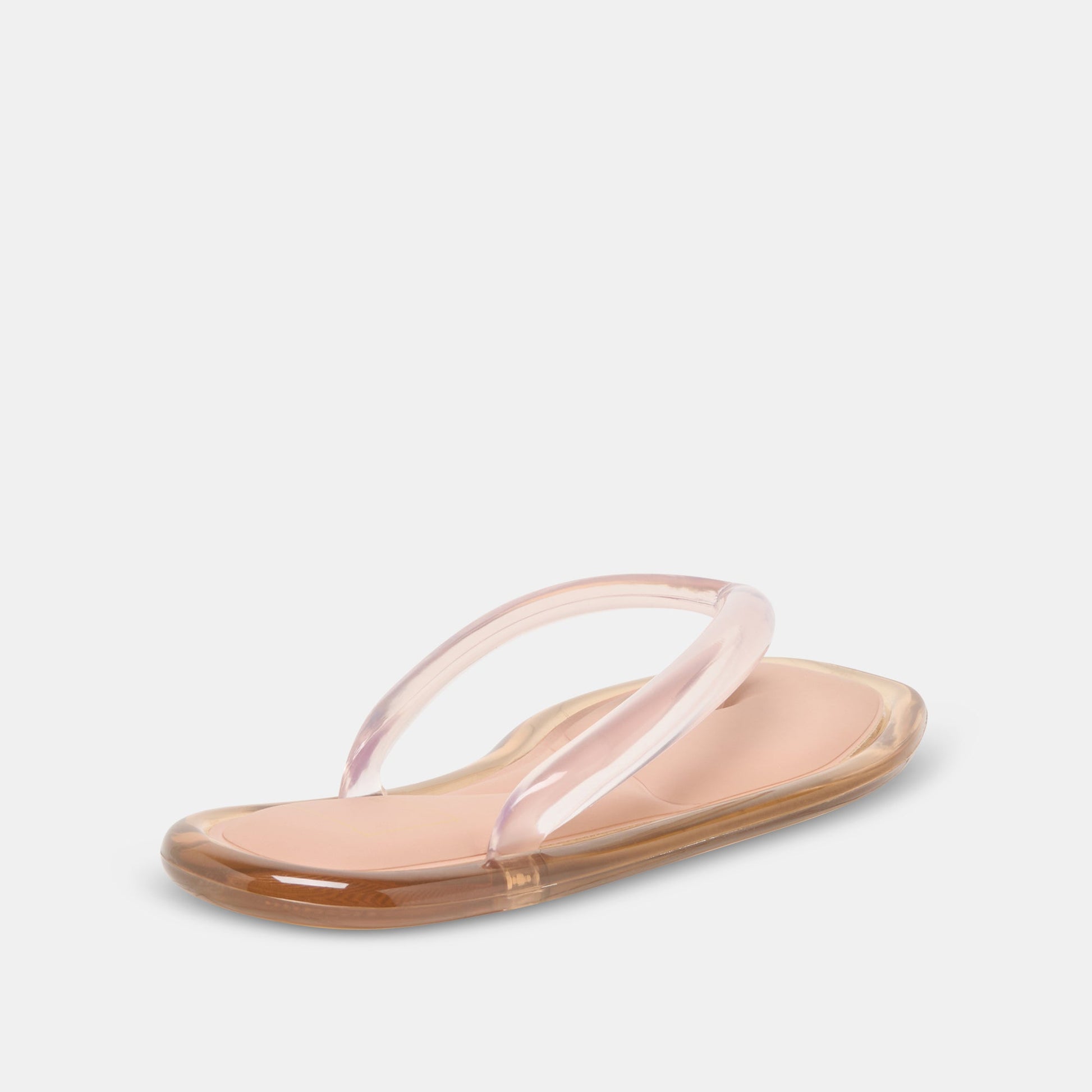 JOZEY Mocha Jelly Flip-Flop Sandals