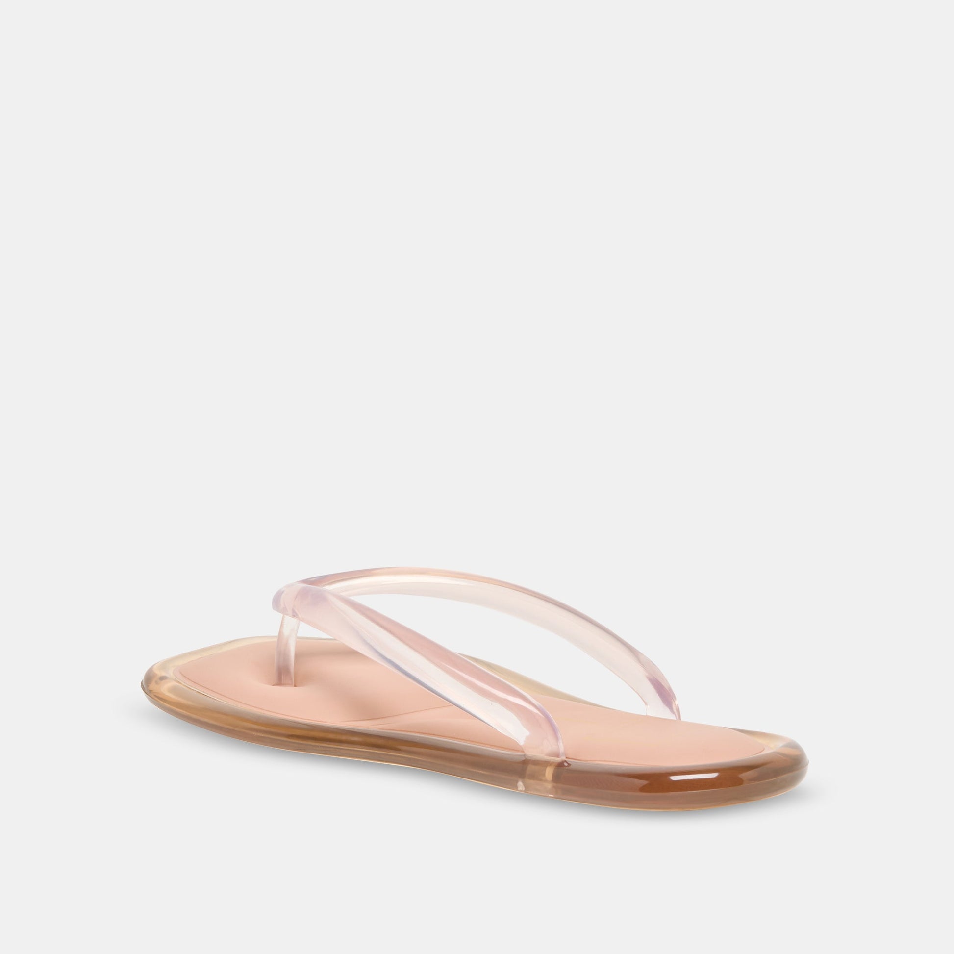 JOZEY Mocha Jelly Flip-Flop Sandals