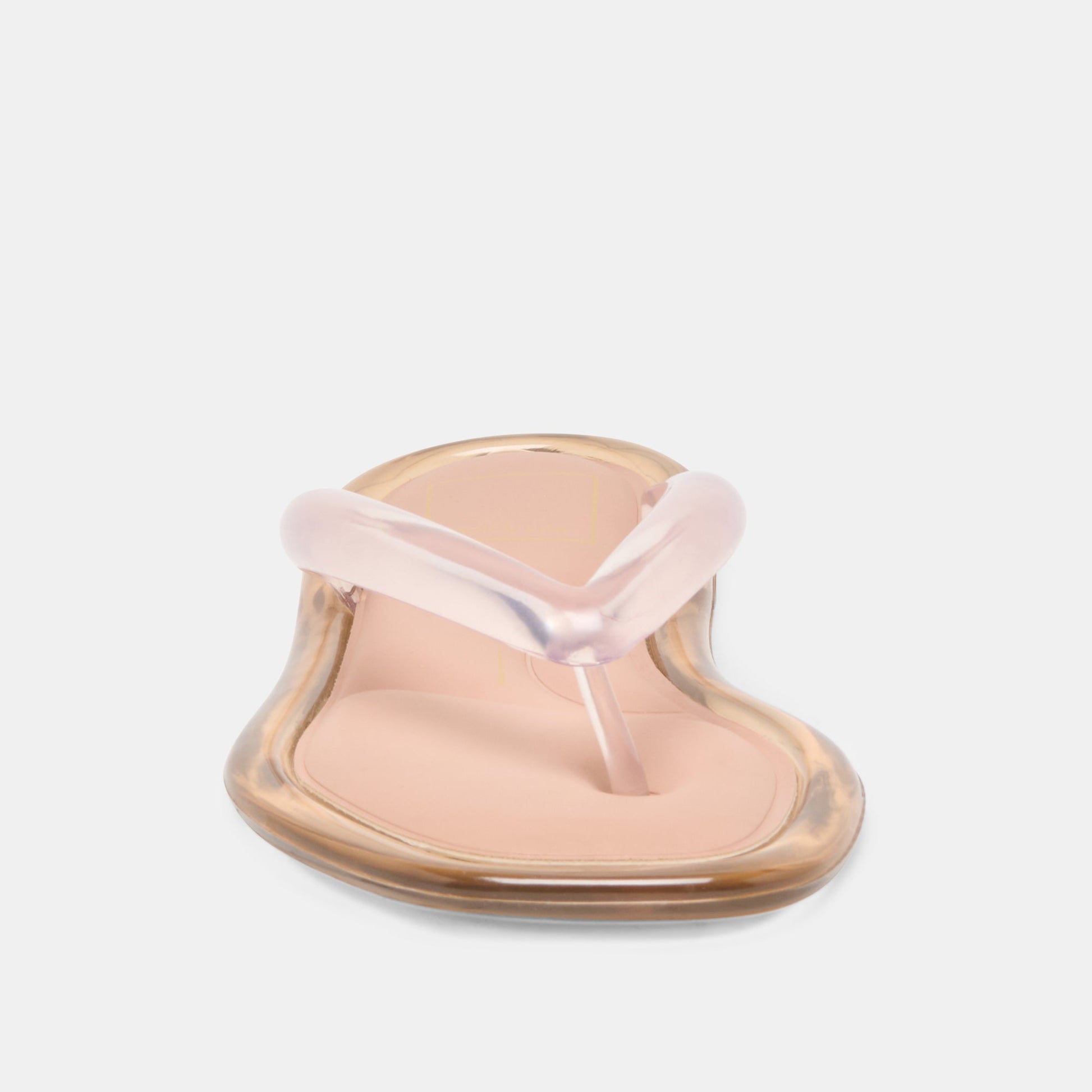 JOZEY Mocha Jelly Flip-Flop Sandals