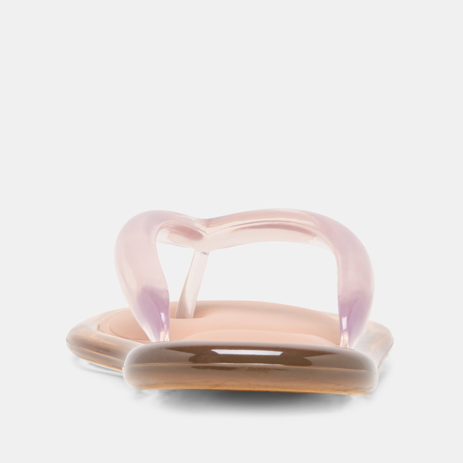 JOZEY Mocha Jelly Flip-Flop Sandals