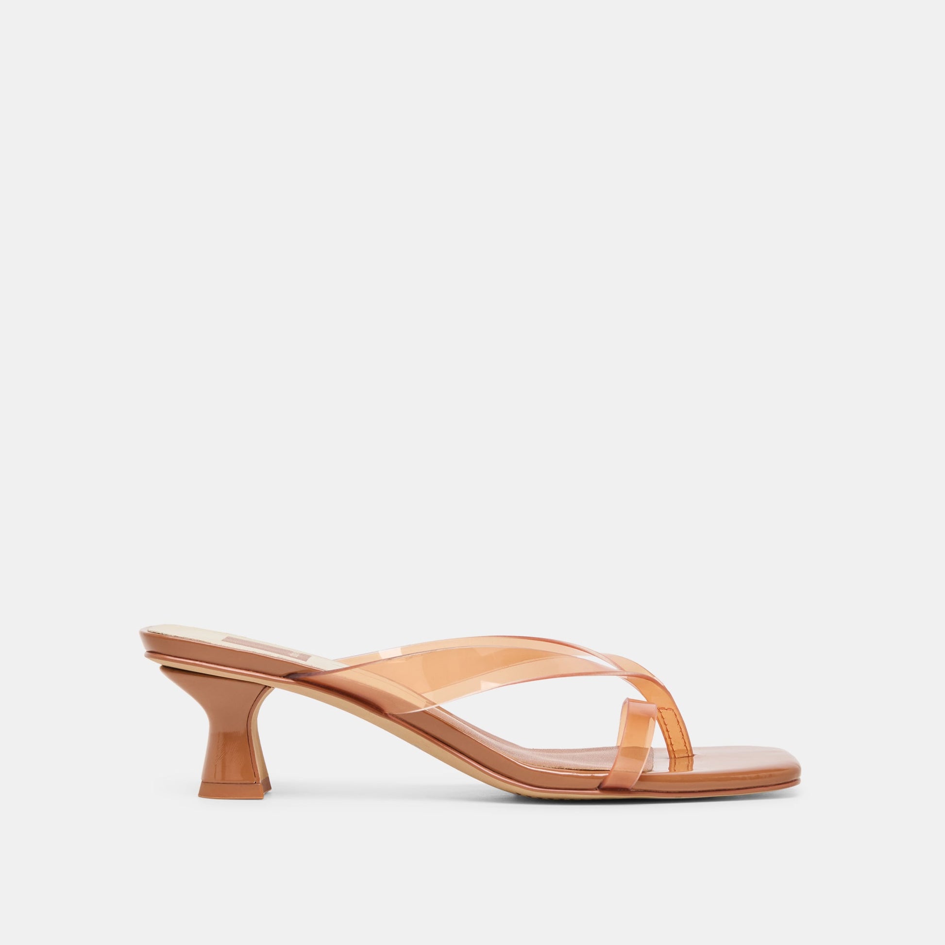 Brevel Vinyl Wide Whiskey Jelly Heels