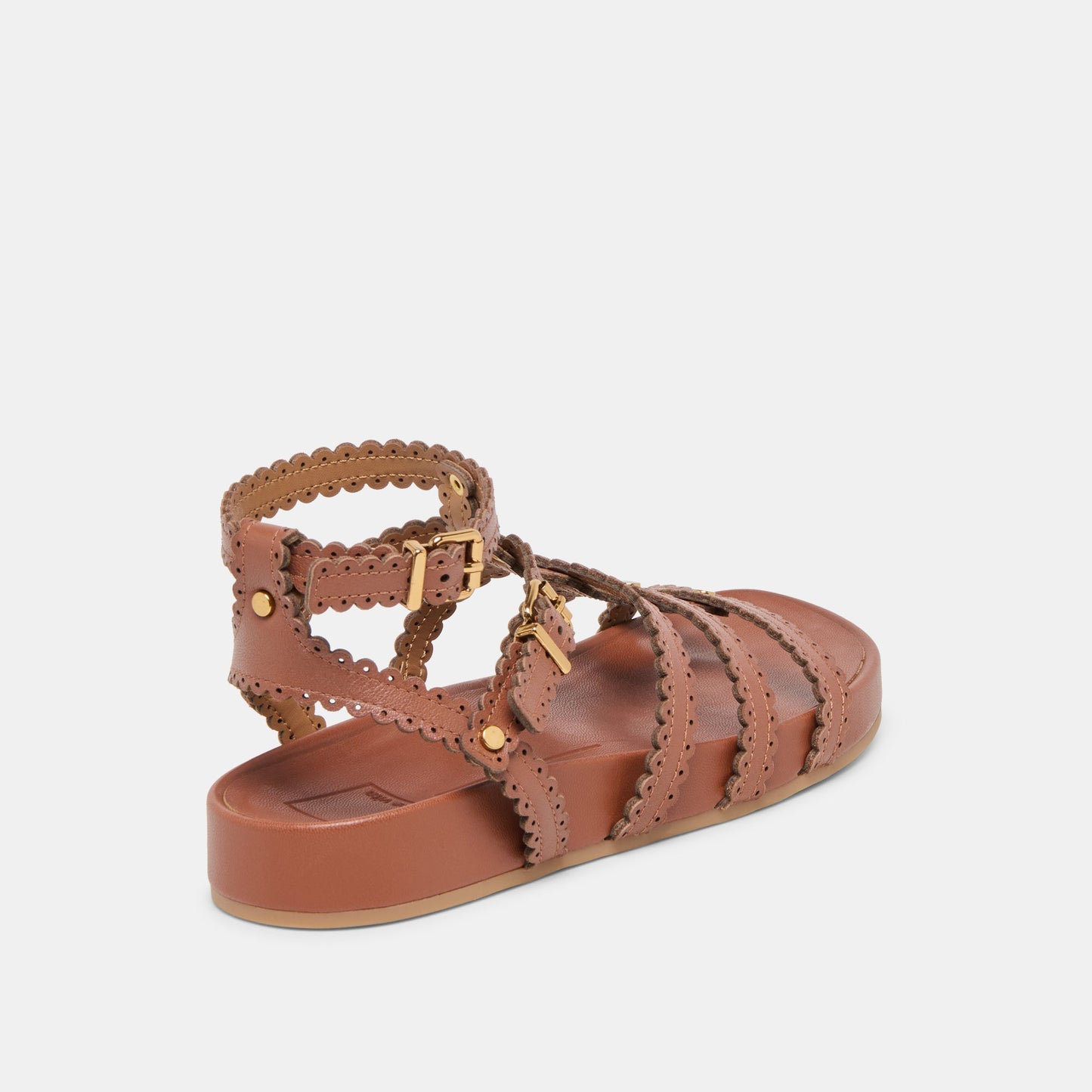 Susana Cognac Leather Sandals