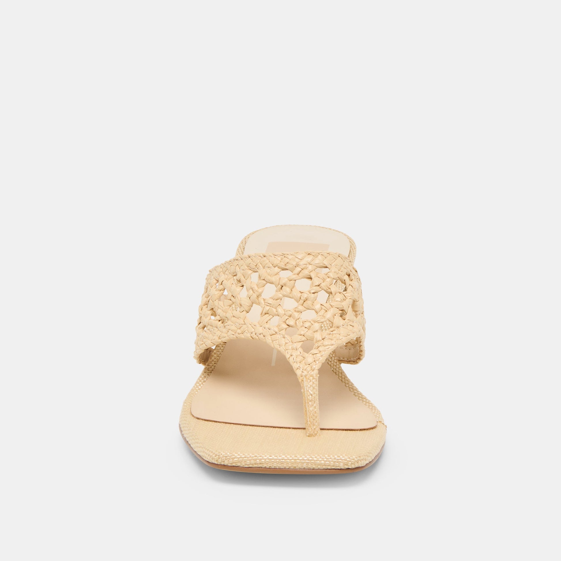 Barlo Lt Natural Woven Raffia Heels