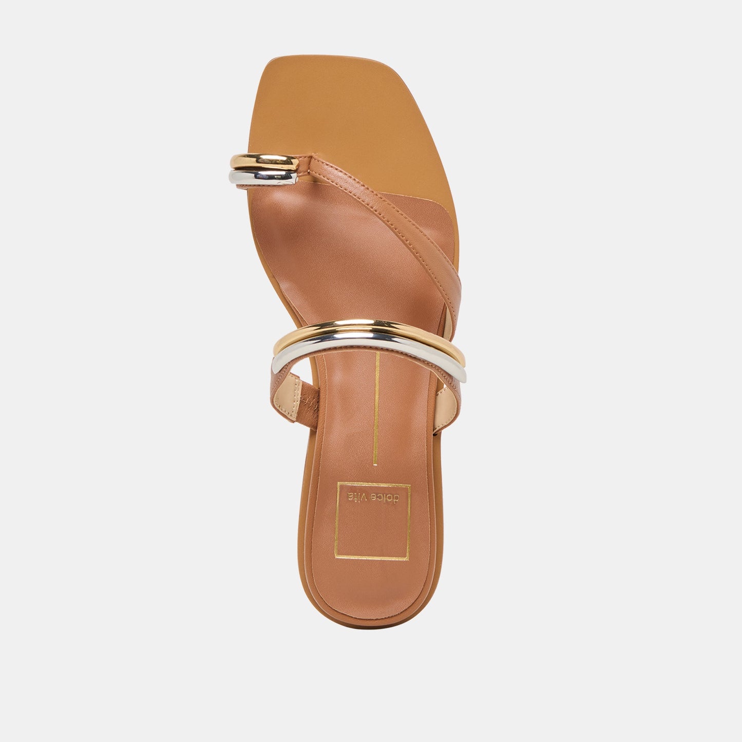 Tarina Caramel Leather Sandals