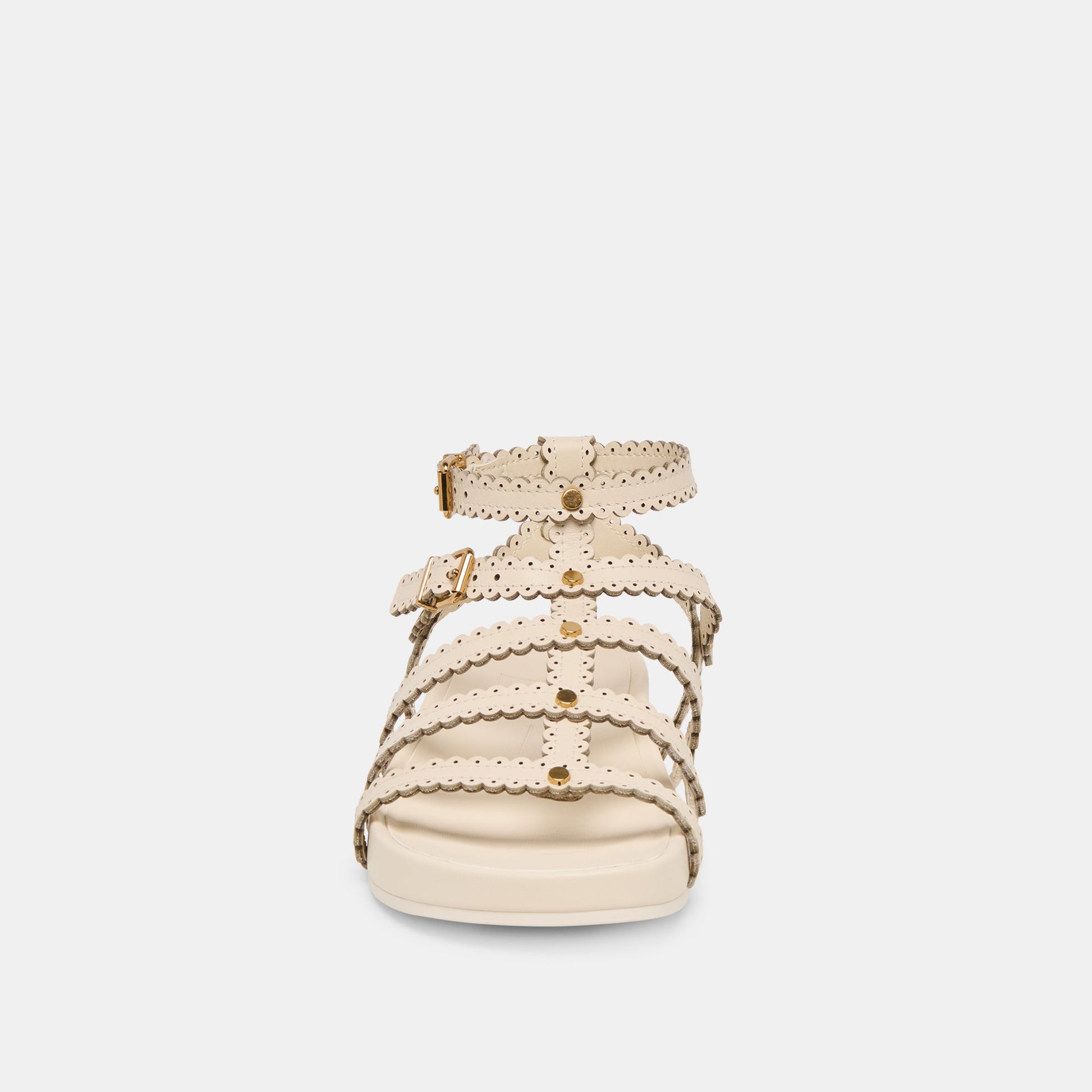 Susana Creme Leather Sandals