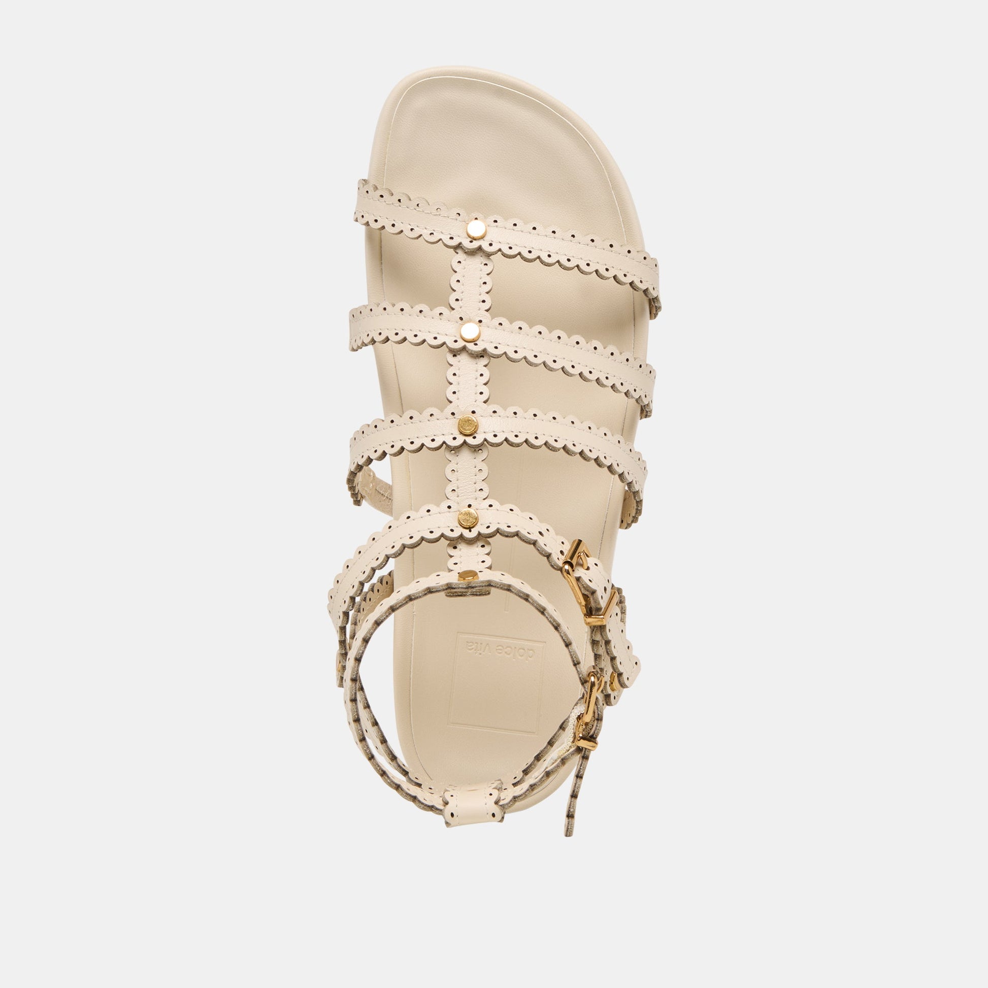 Susana Creme Leather Sandals