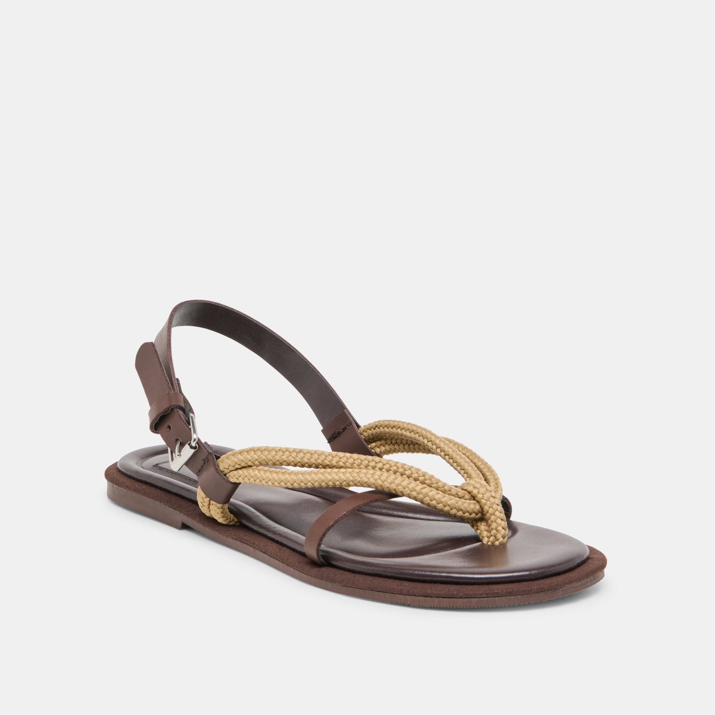 Reed Dk Brown Leather Sandals
