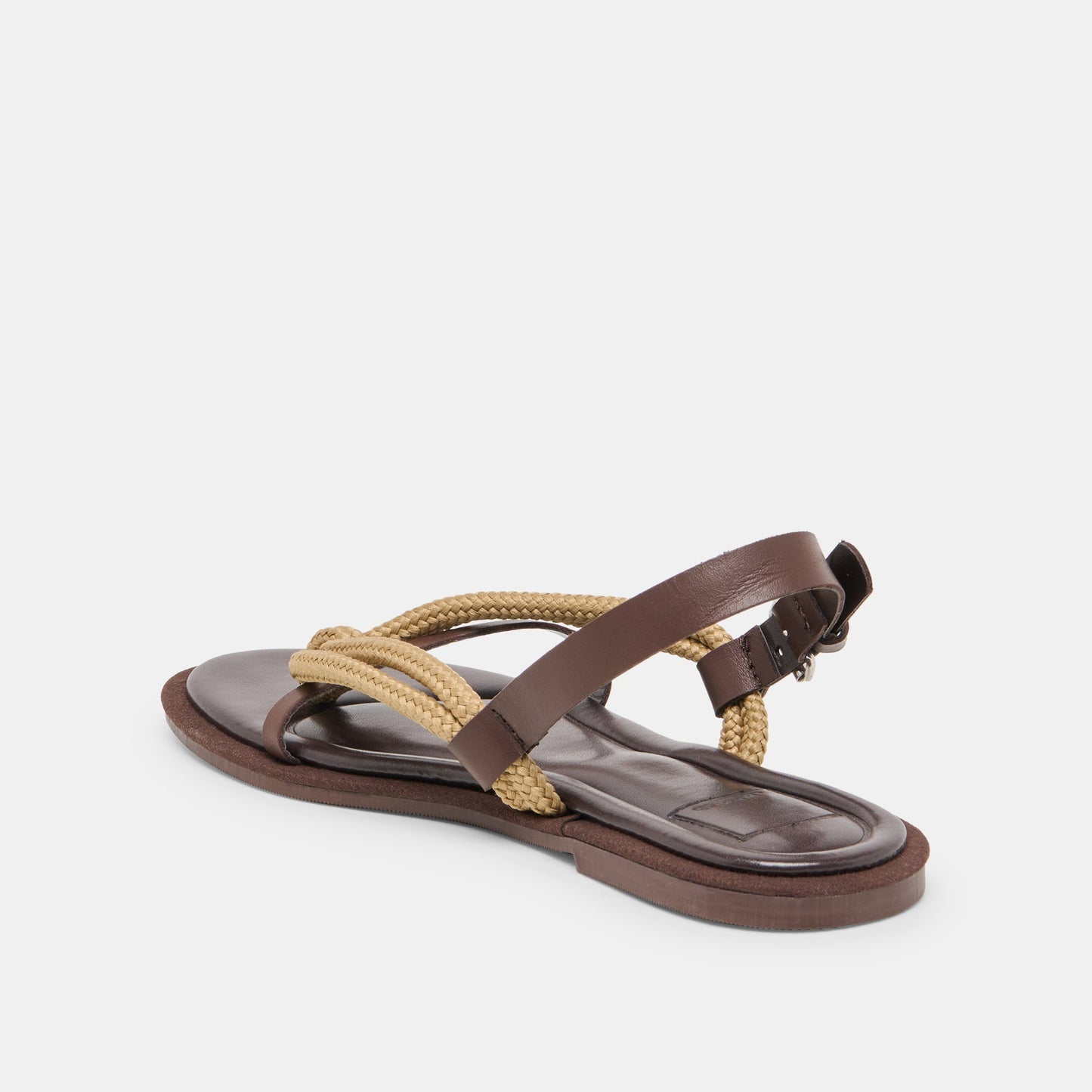 Reed Dk Brown Leather Sandals