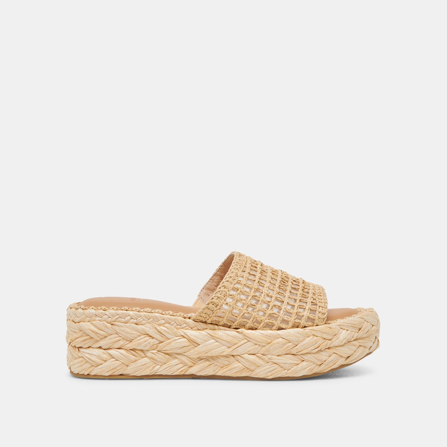 CHAVI MESH SANDALS NATURAL WOVEN RAFFIA
 – Dolce Vita