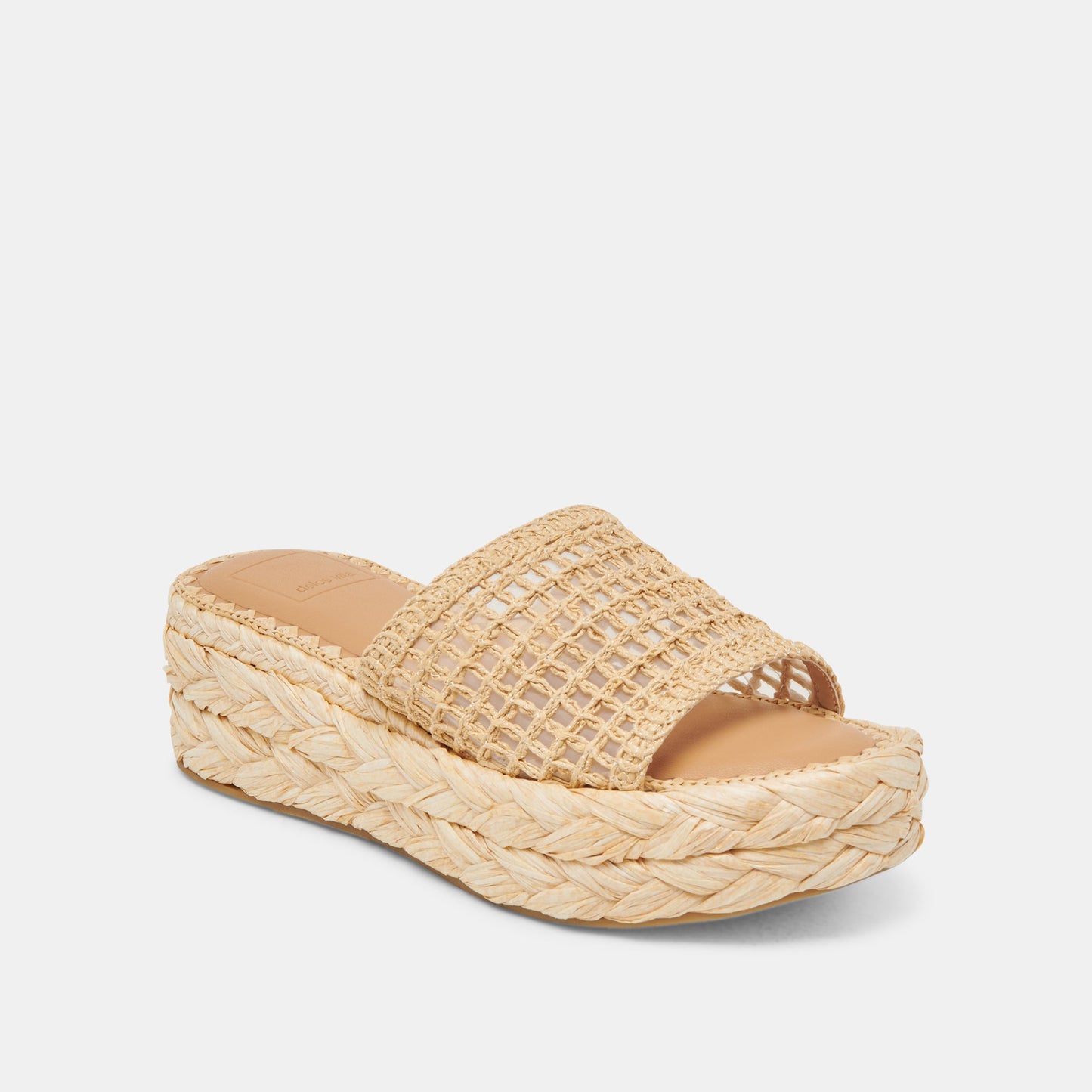 CHAVI MESH SANDALS NATURAL WOVEN RAFFIA
 – Dolce Vita