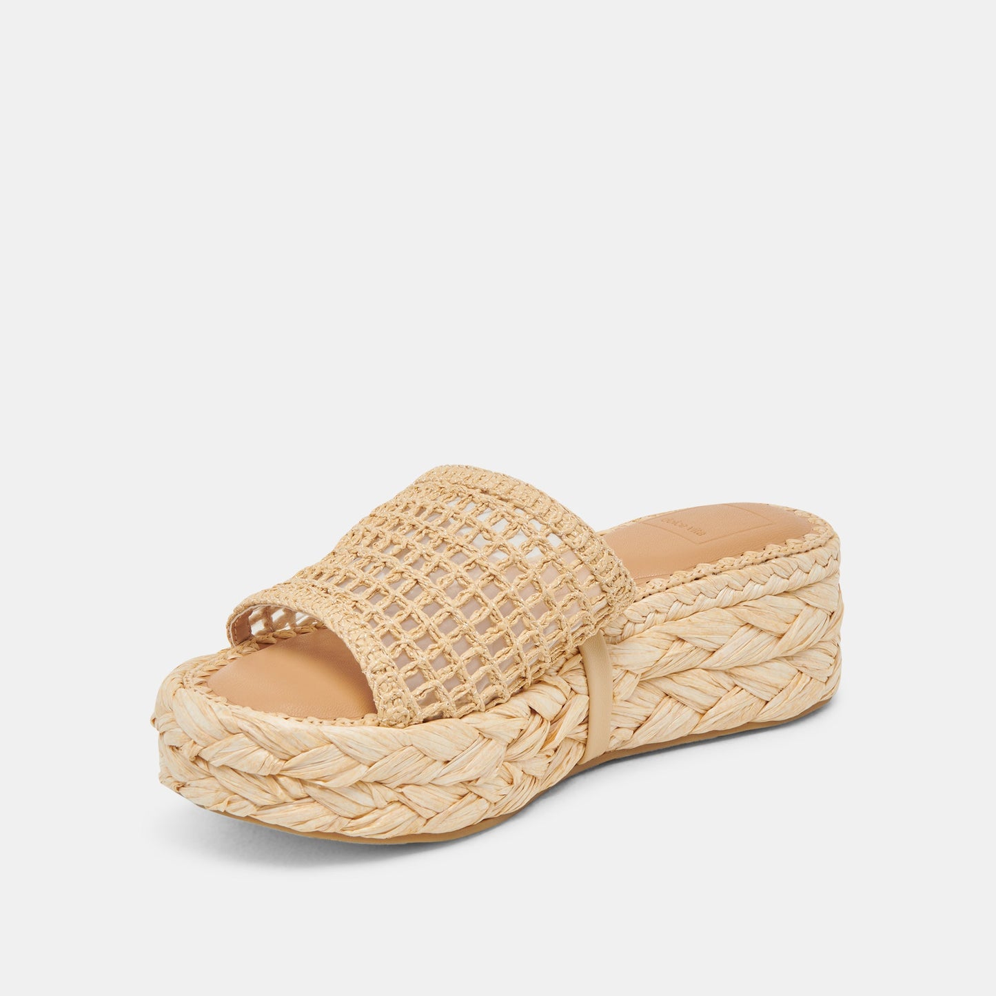 CHAVI MESH SANDALS NATURAL WOVEN RAFFIA
 – Dolce Vita