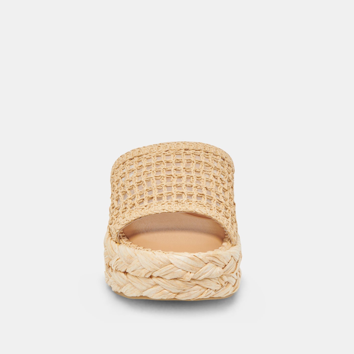 CHAVI MESH SANDALS NATURAL WOVEN RAFFIA
 – Dolce Vita