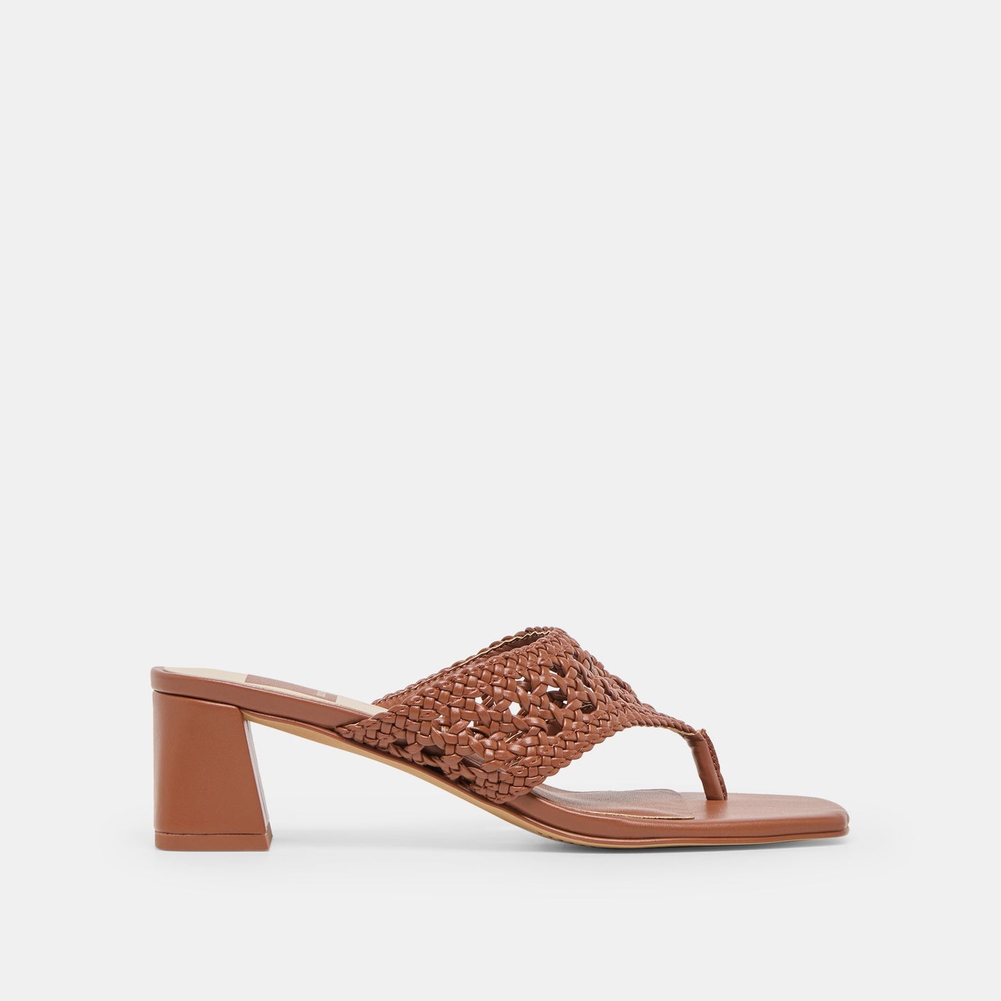 Barlo Cognac Woven Stella Heels