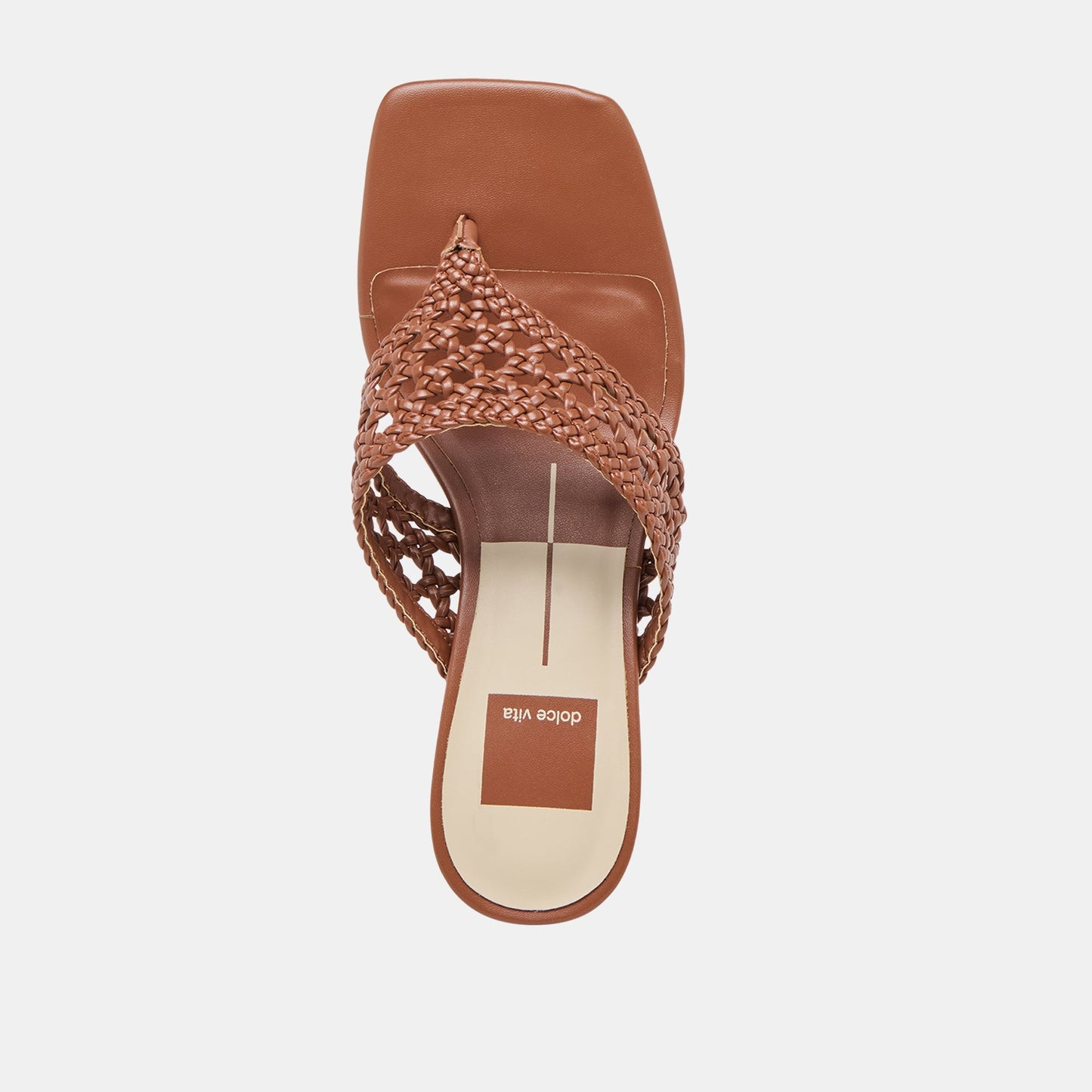 Barlo Cognac Woven Stella Heels