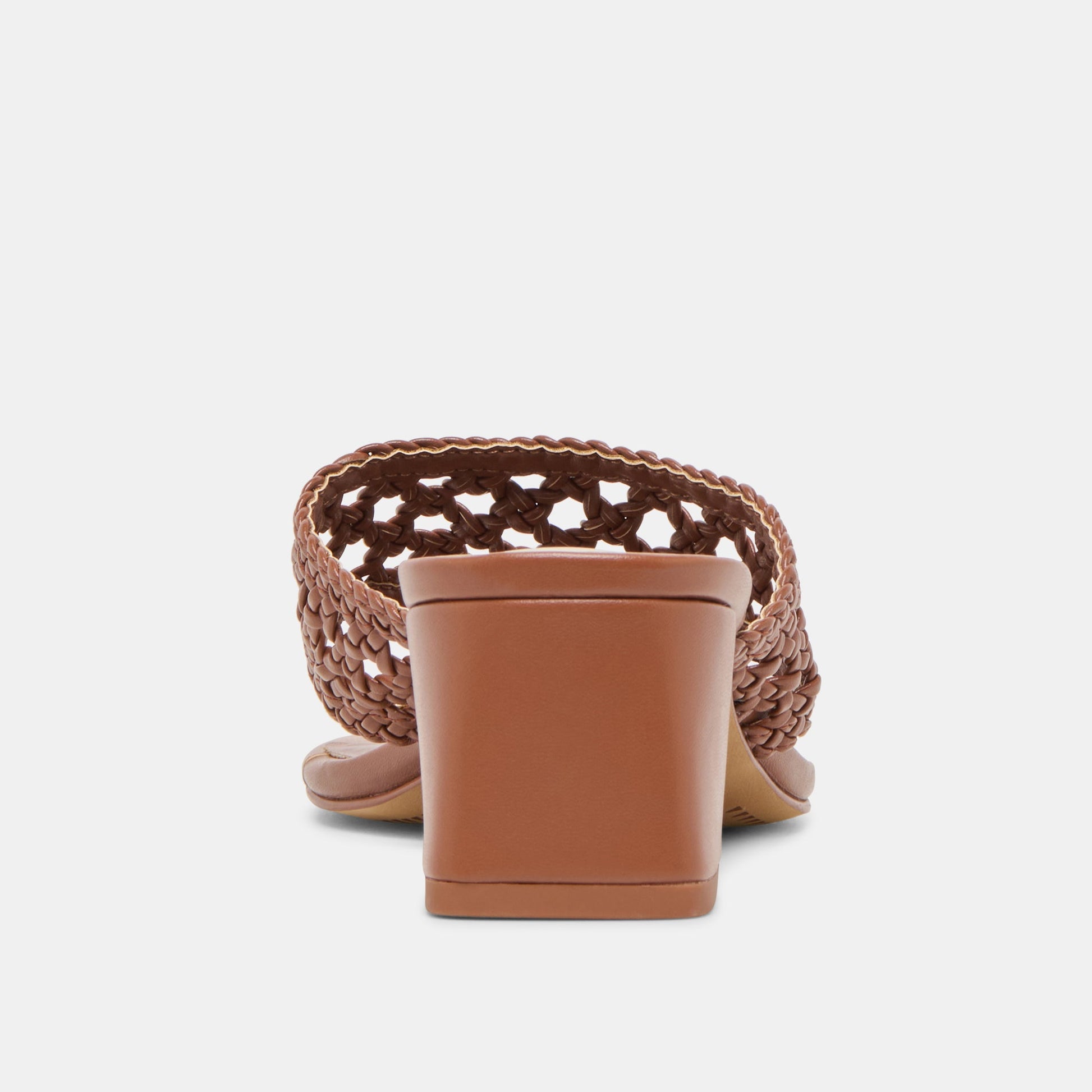 Barlo Cognac Woven Stella Heels