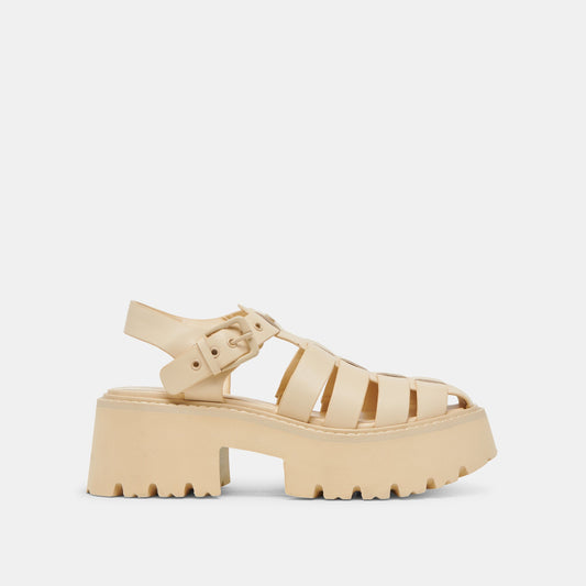 LASLY TONAL SANDALS LIGHT YELLOW LEATHER
 – Dolce Vita