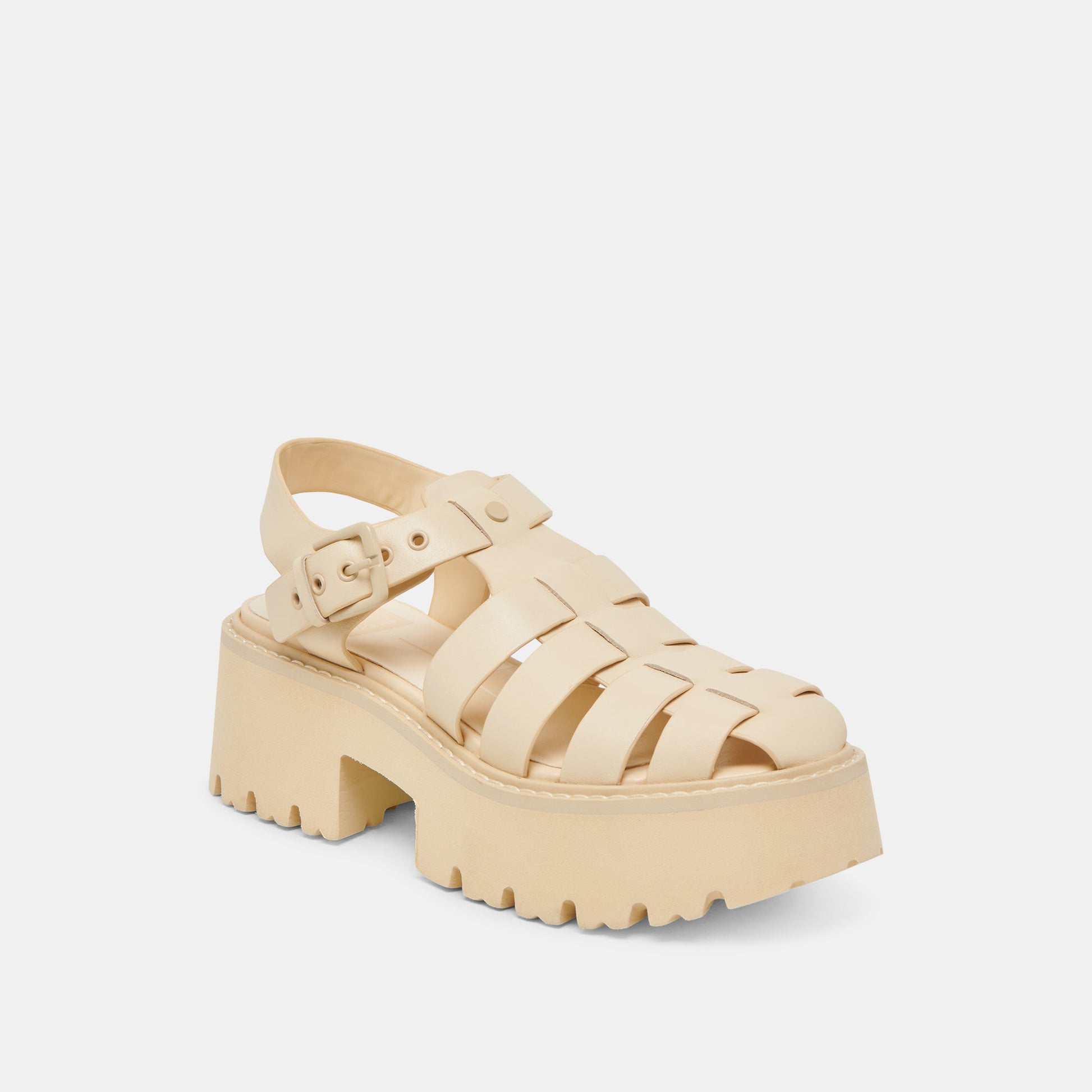 LASLY TONAL SANDALS LIGHT YELLOW LEATHER
 – Dolce Vita