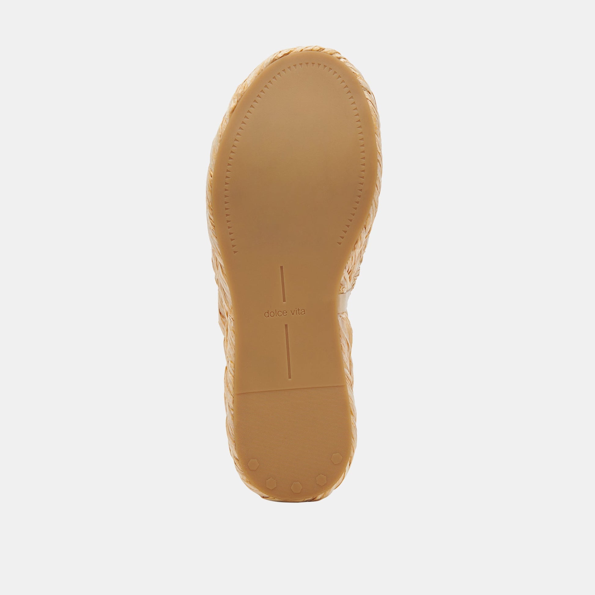 Chavi Sandals in Lt. Natural Raffia - Dolce Vita Shoes