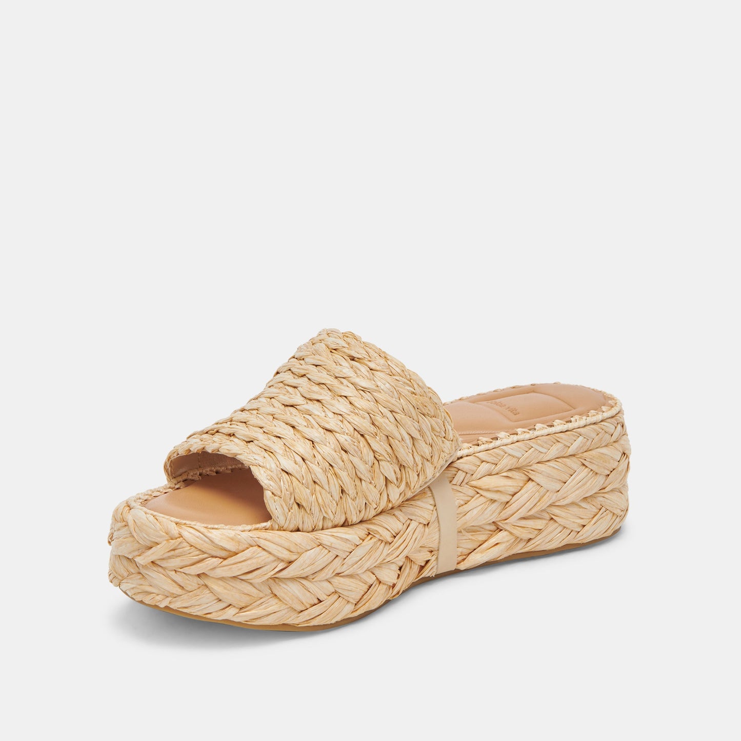 Chavi Sandals in Lt. Natural Raffia - Dolce Vita Shoes