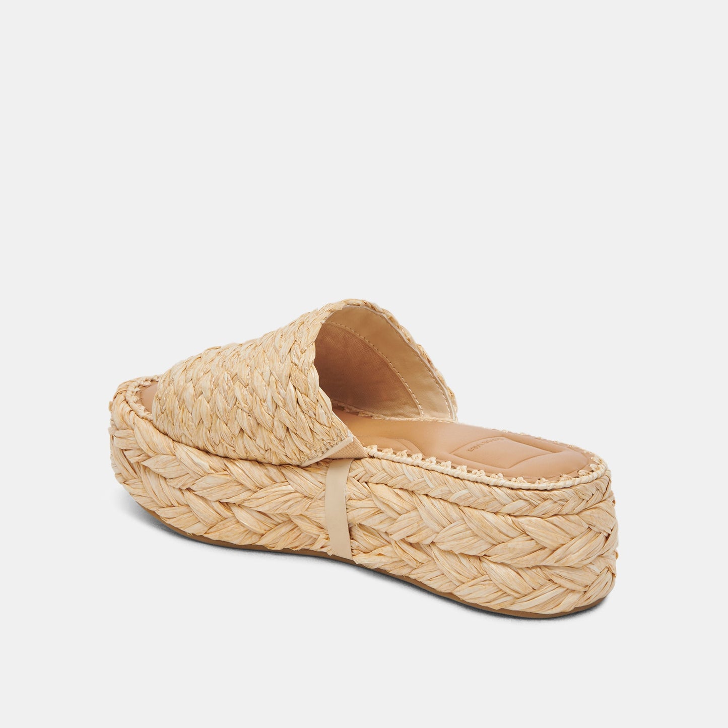 Chavi Sandals in Lt. Natural Raffia - Dolce Vita Shoes