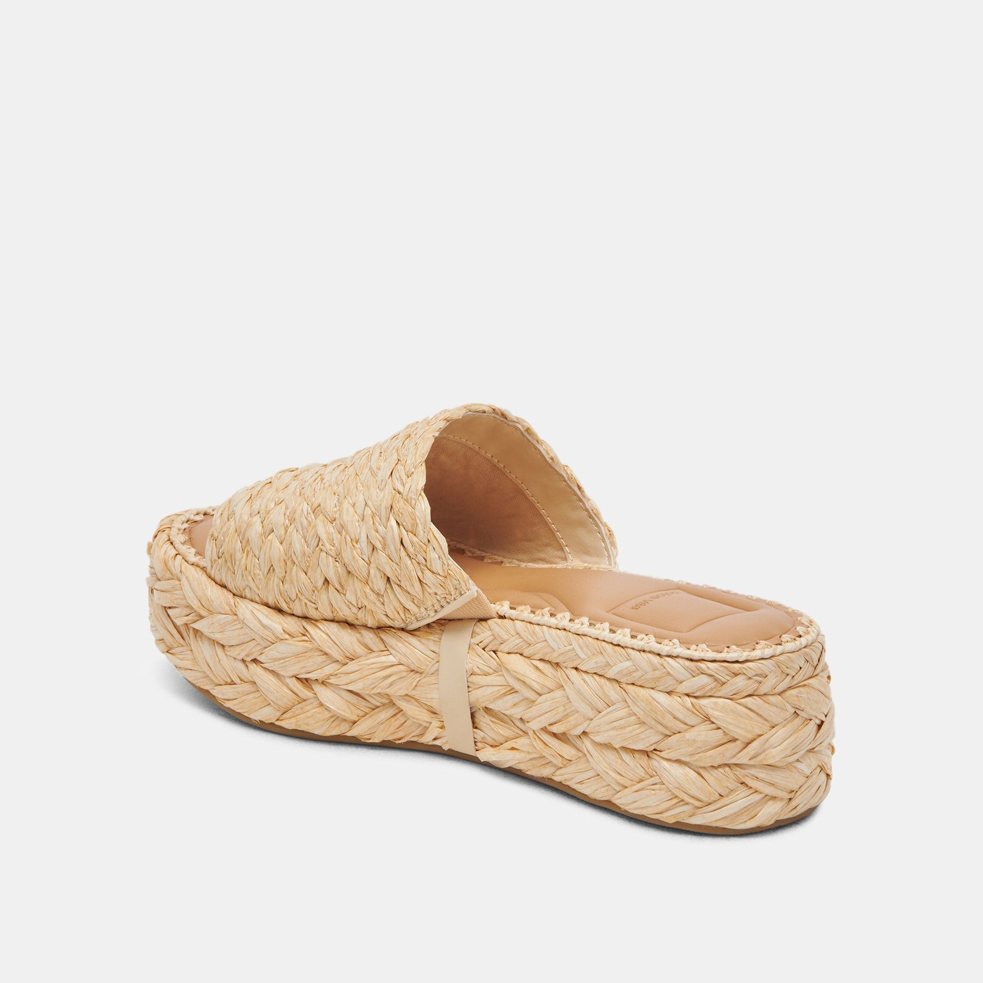 Chavi Sandals in Lt. Natural Raffia - Dolce Vita Shoes