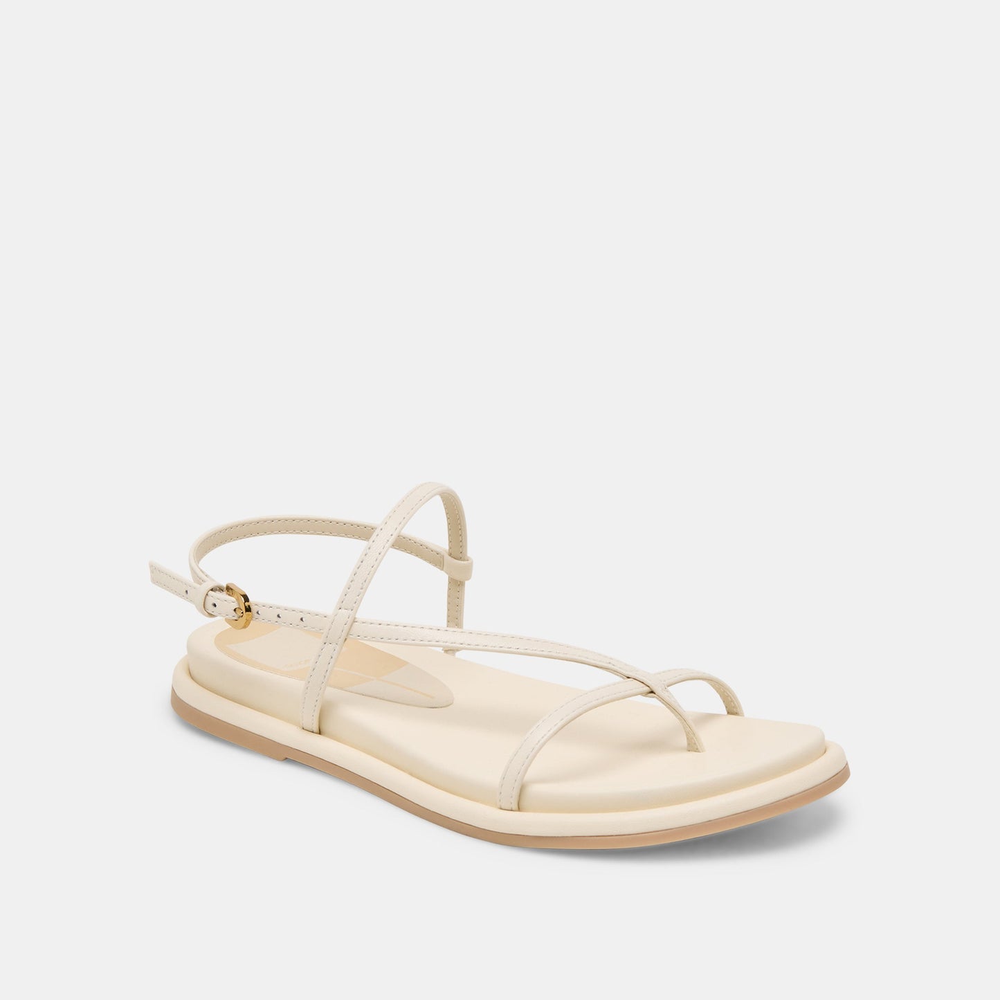 Dallen Off White Leather Sandals