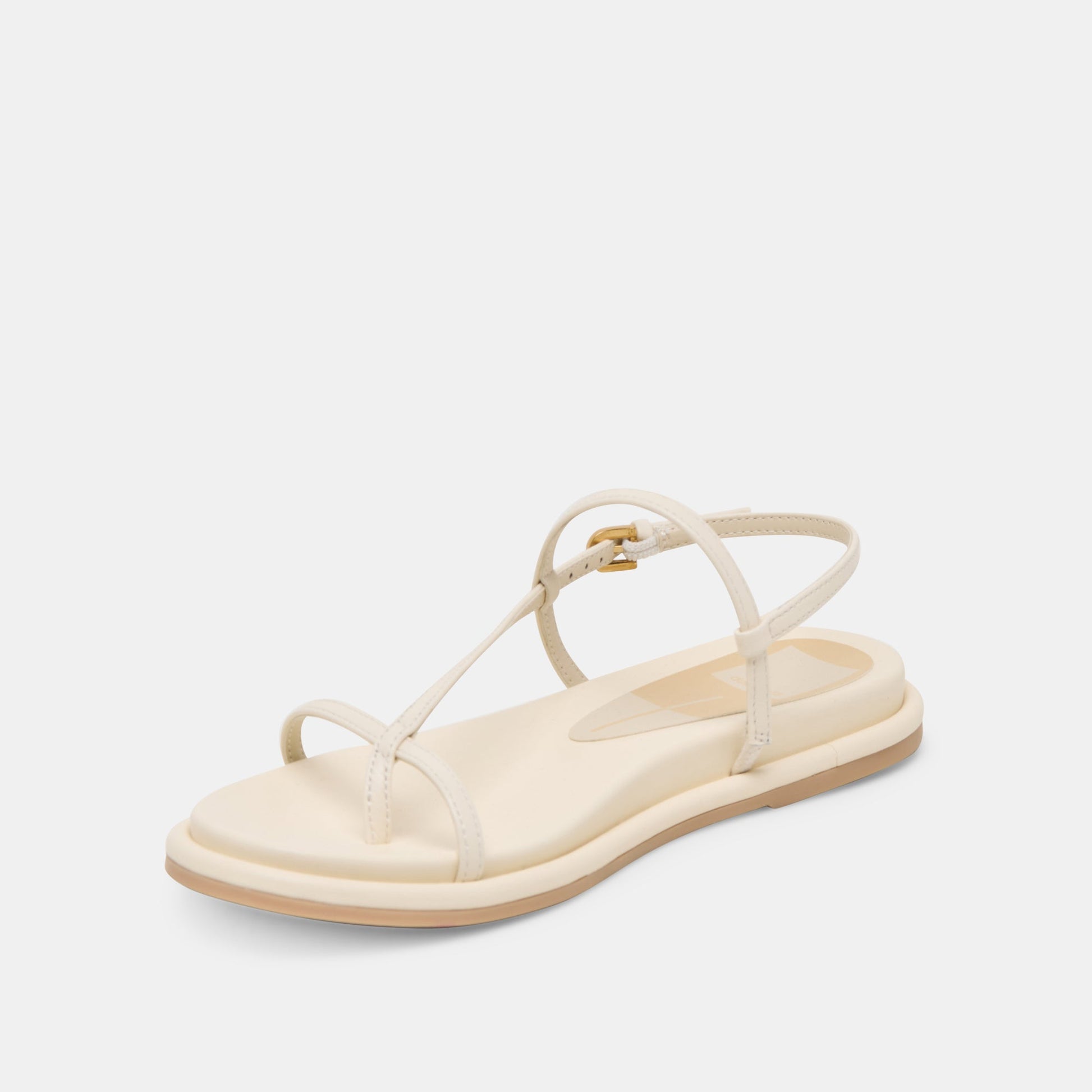 Dallen Off White Leather Sandals