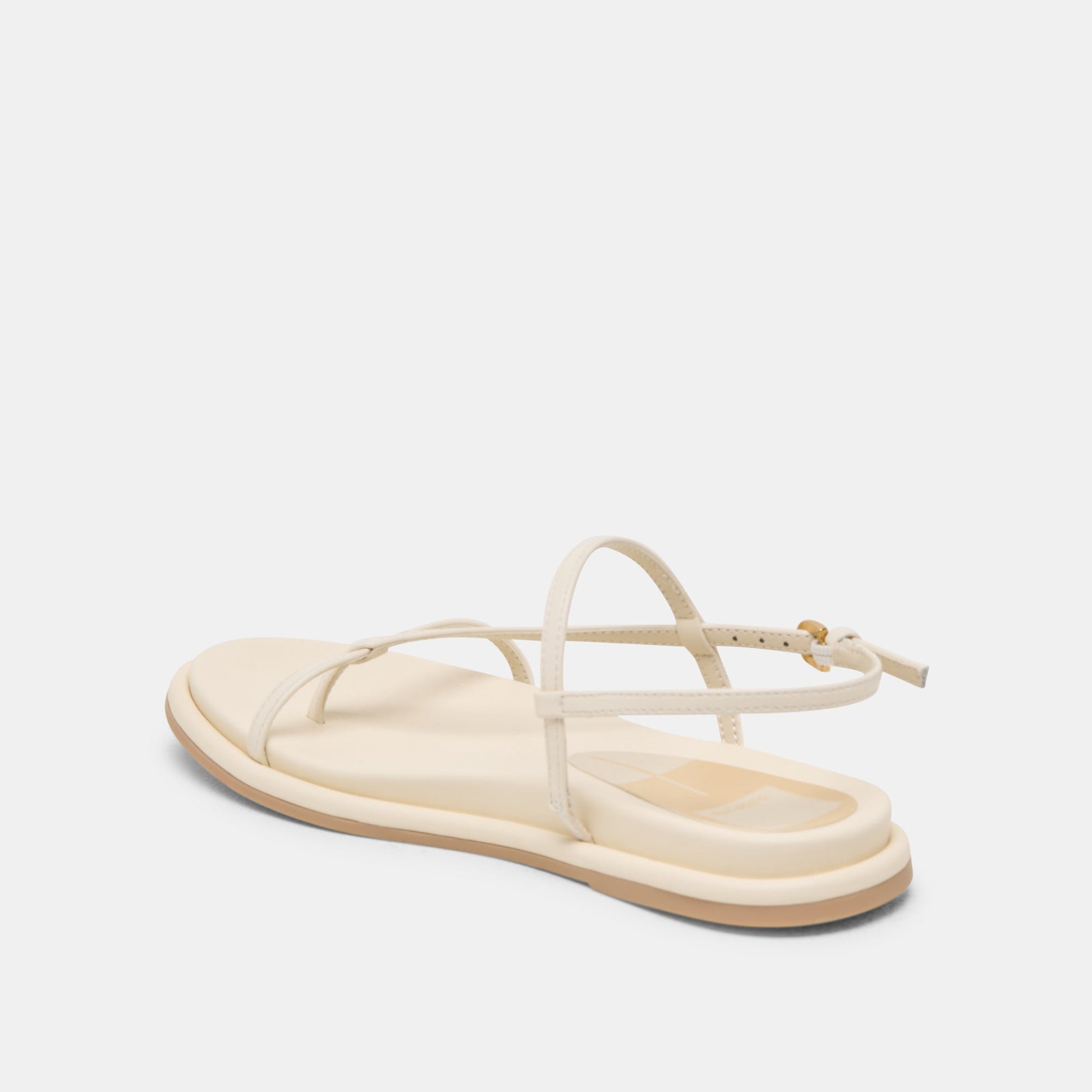 Dallen Off White Leather Sandals