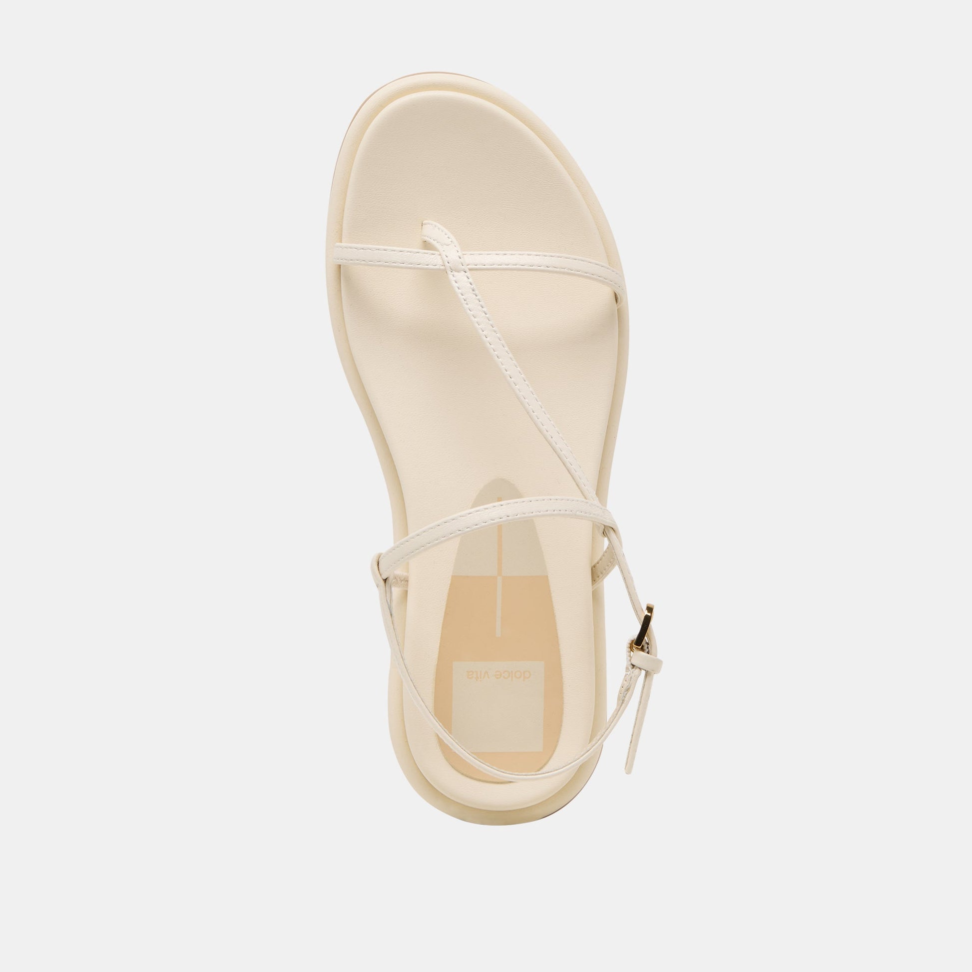 Dallen Off White Leather Sandals