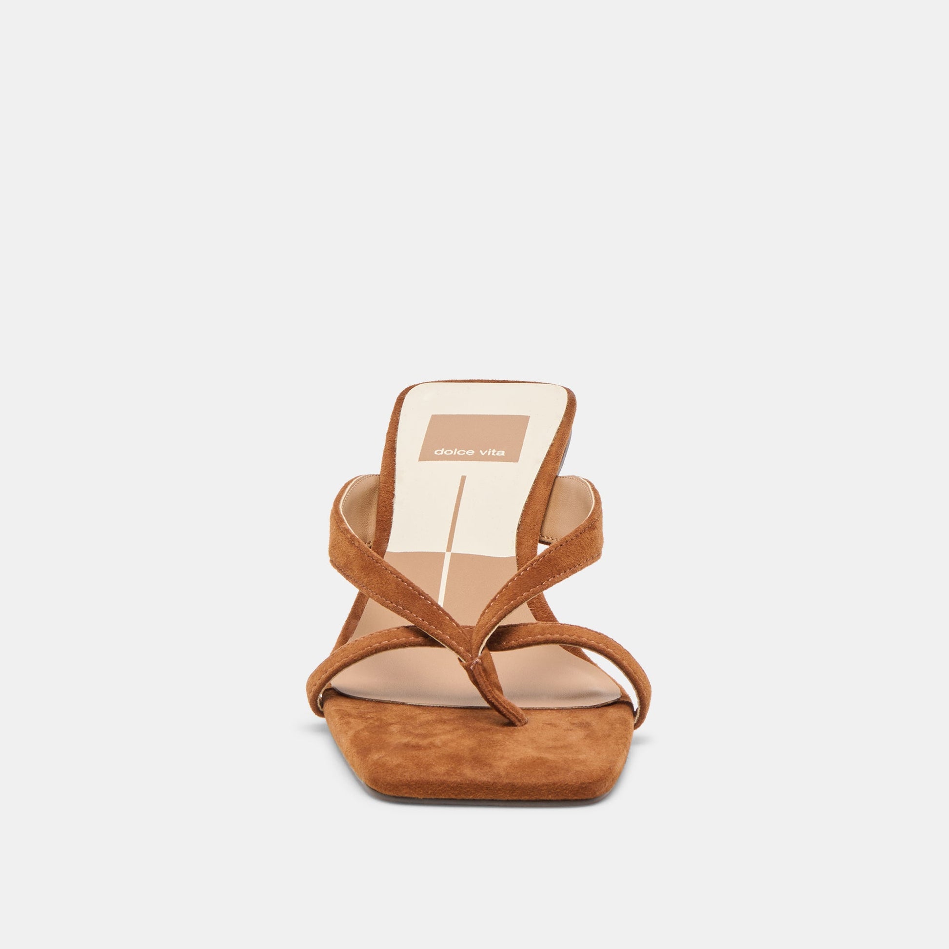 Brevel Dk Brown Suede Heels