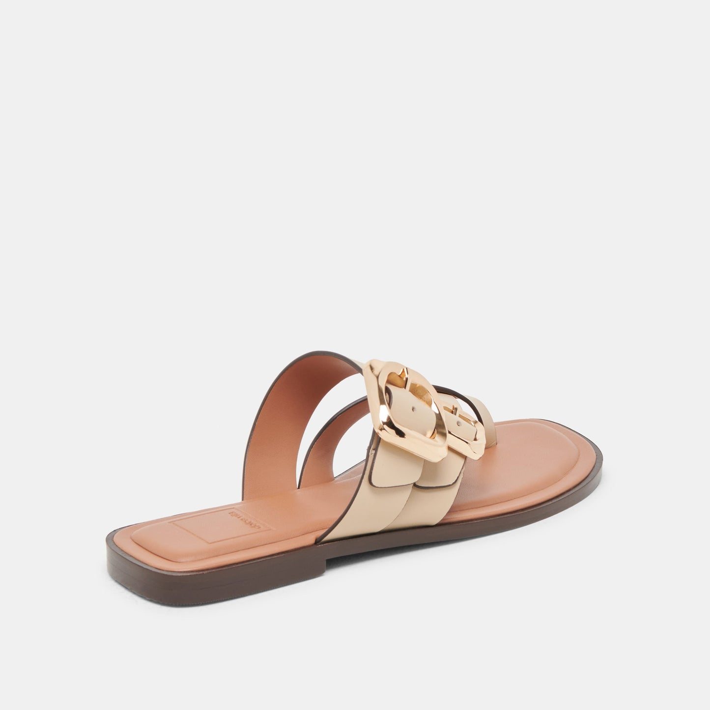 Shore Ivory Leather Sandals