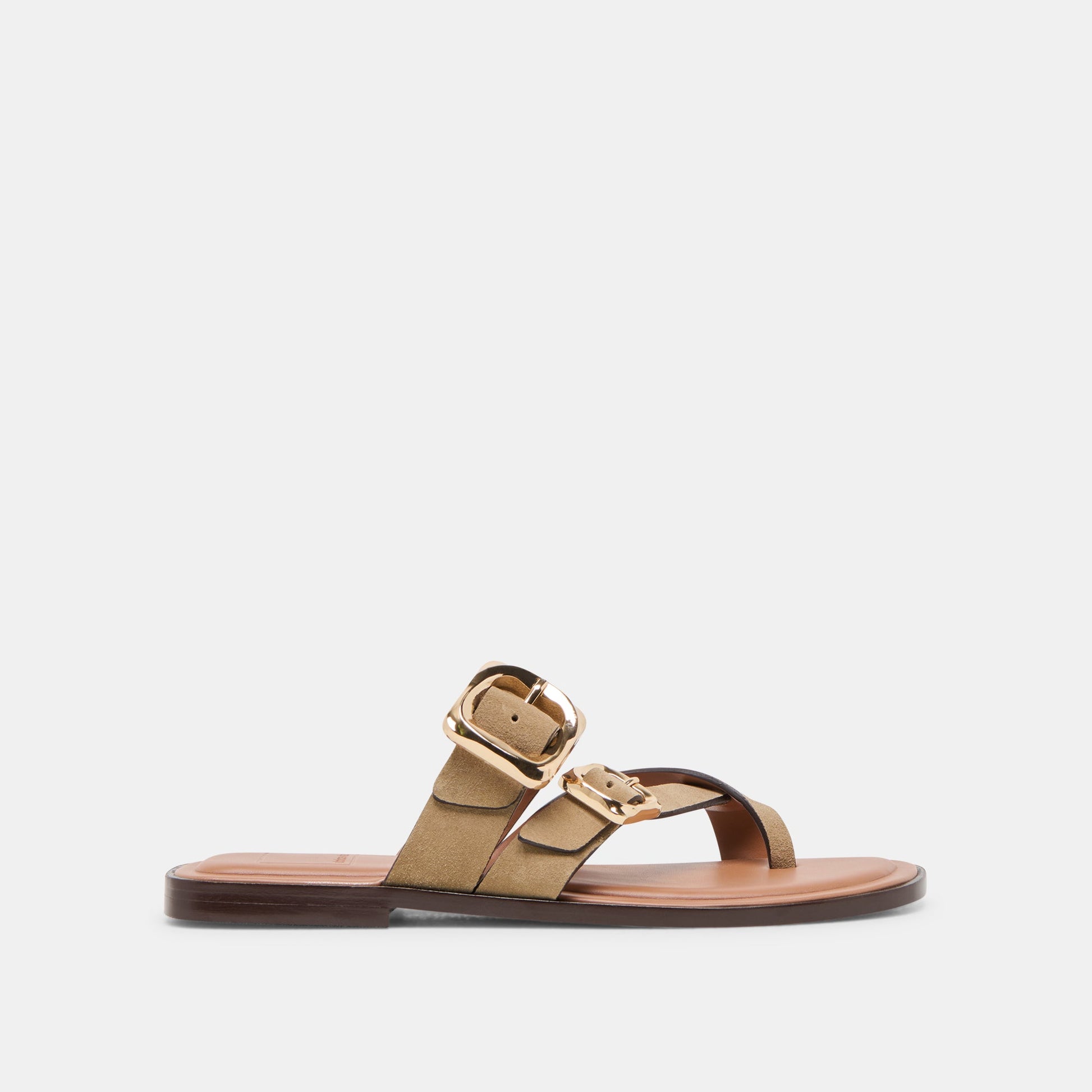 Shore Taupe Suede Sandals