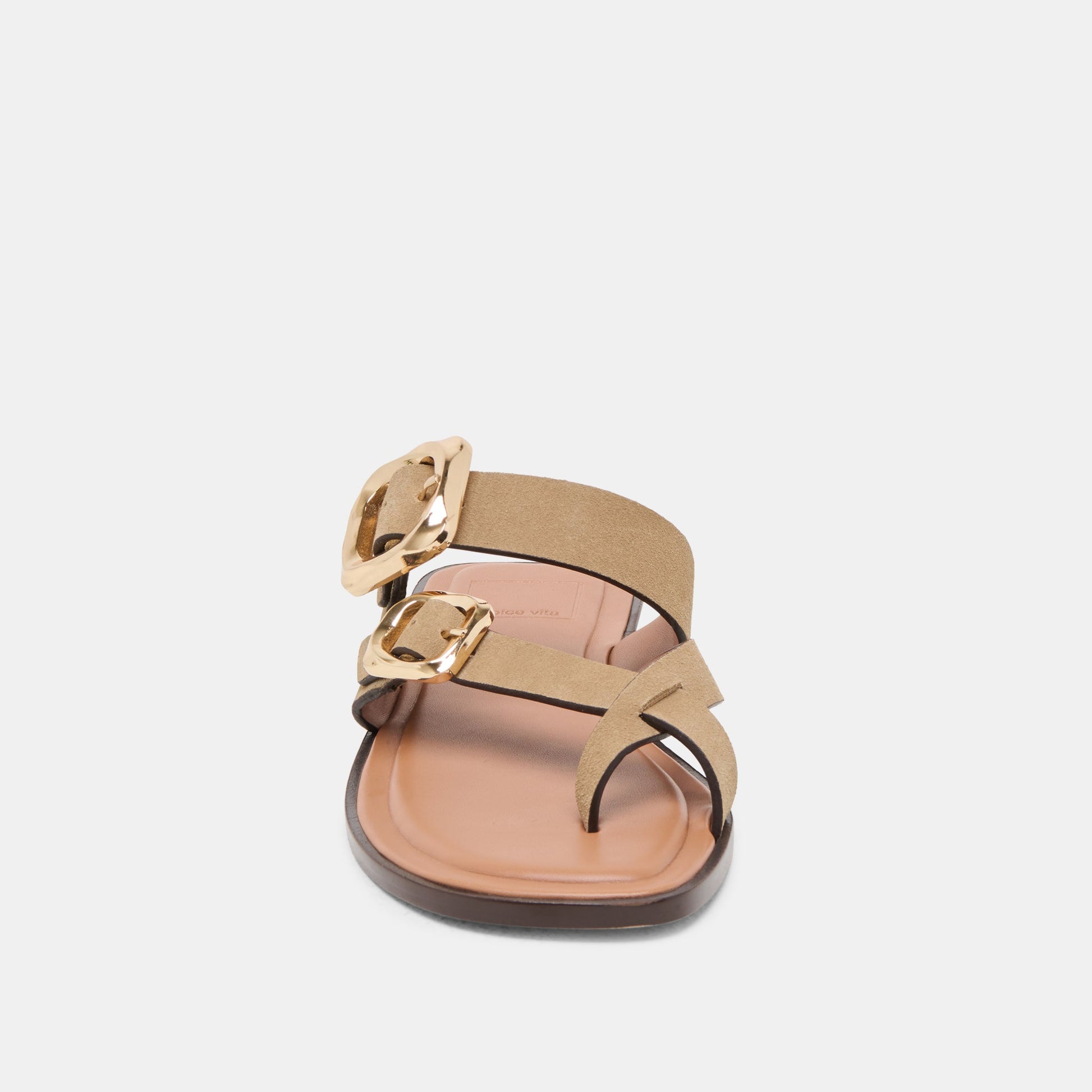 Shore Taupe Suede Sandals