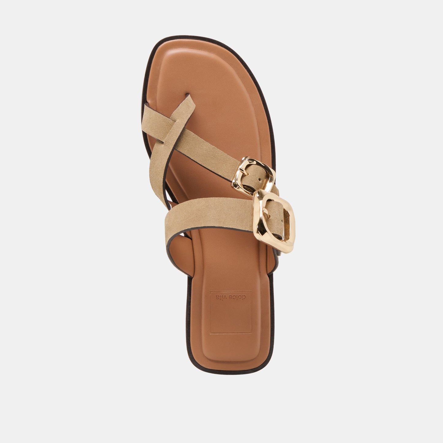 Shore Taupe Suede Sandals