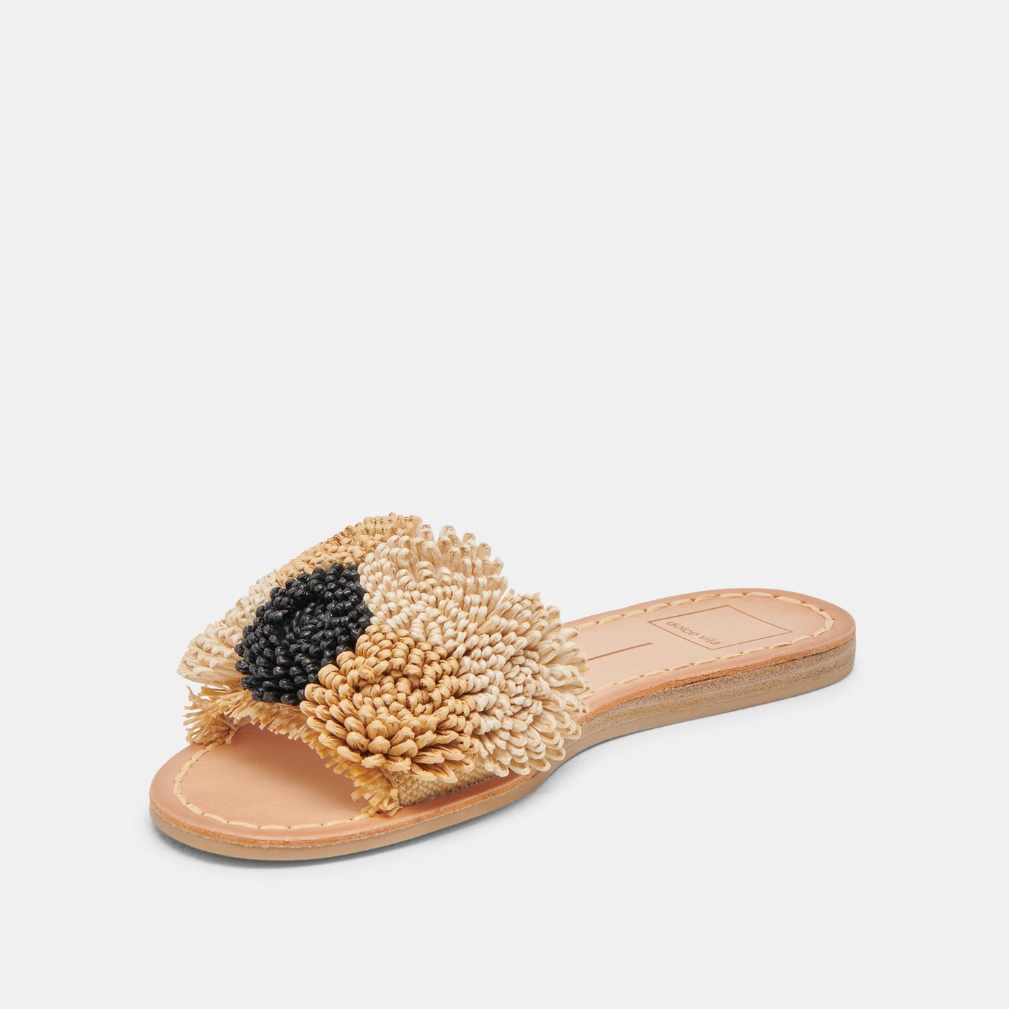 DANELA SANDALS BLACK NATURAL RAFFIA
 – Dolce Vita