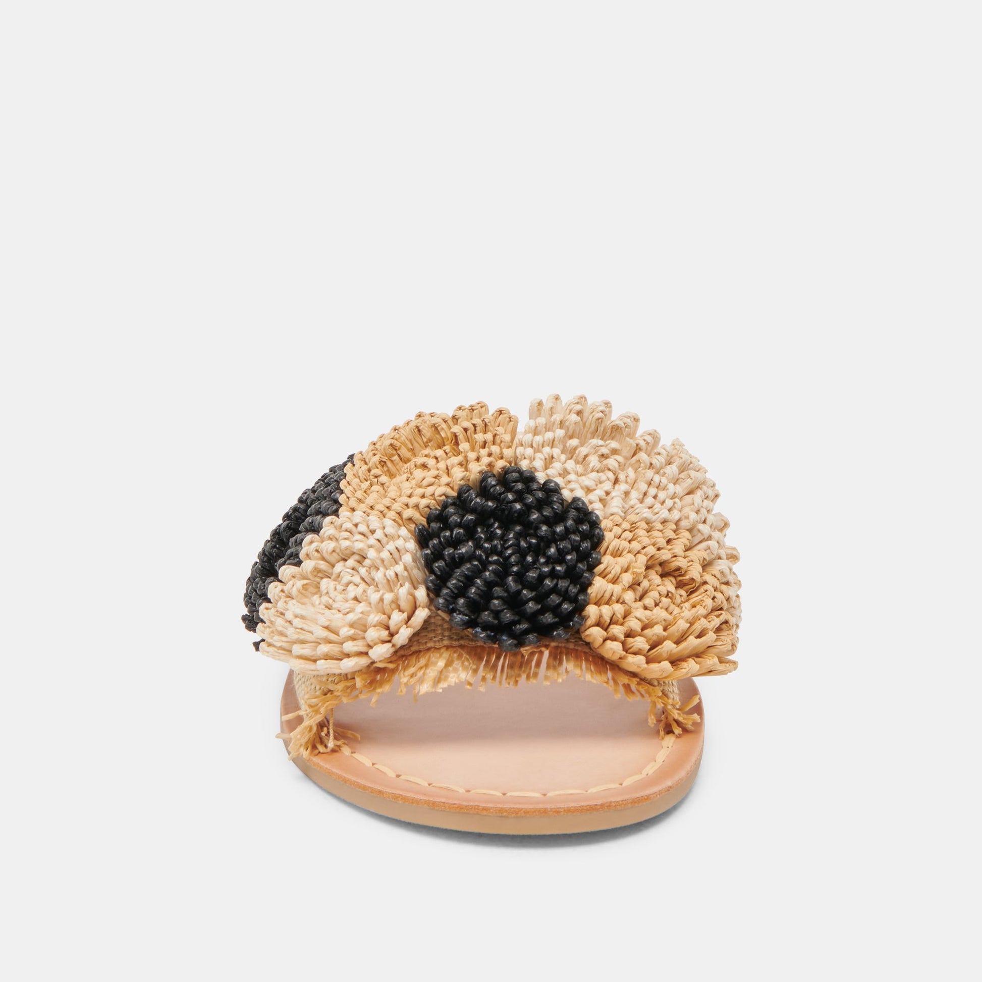 DANELA SANDALS BLACK NATURAL RAFFIA
 – Dolce Vita