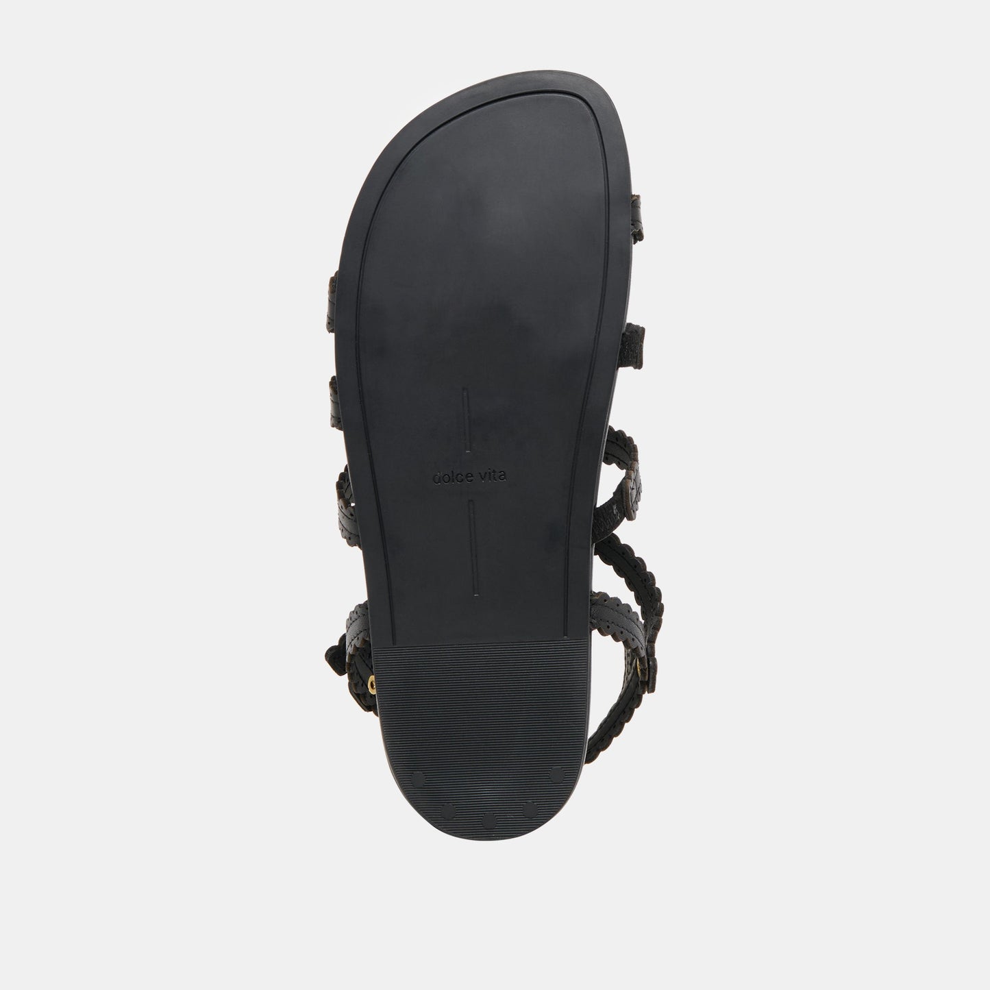Susana Black Leather Sandals