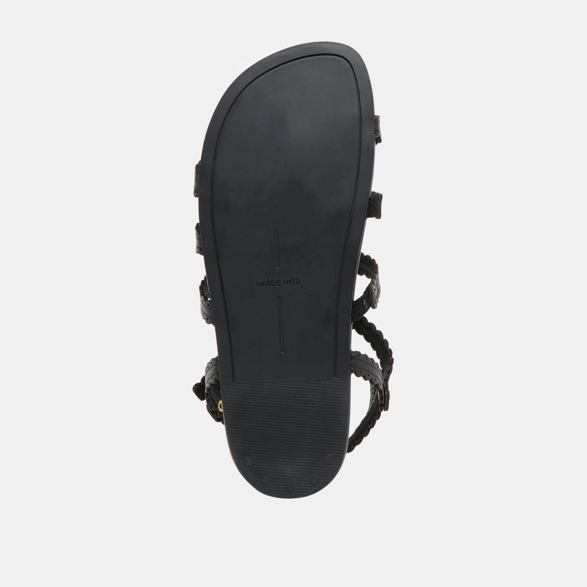 Susana Black Leather Sandals