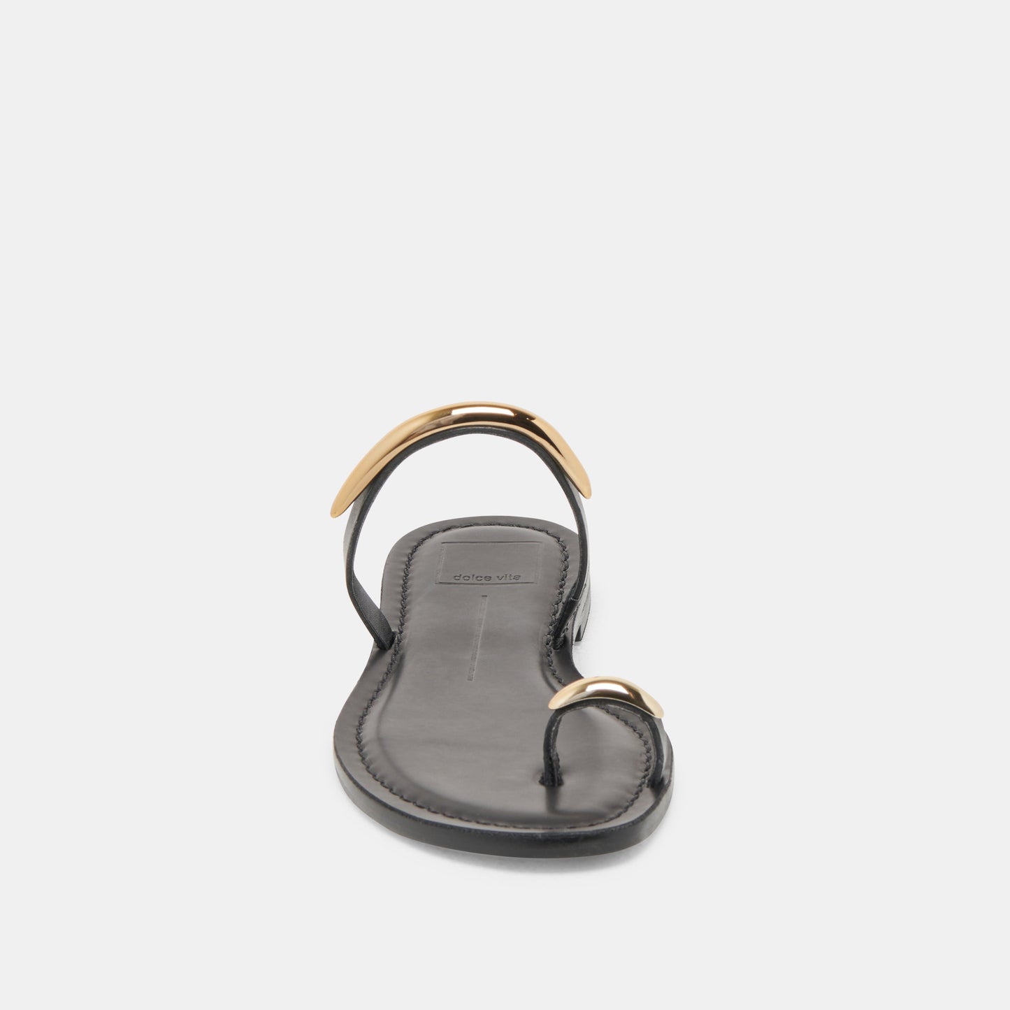 WINK WIDE SANDALS BLACK LEATHER
 – Dolce Vita